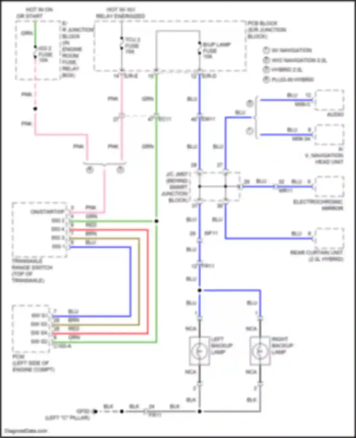 Wiring diagram sig 3 for Hyundai Sonata VII (2014-2017) (6 of 10)