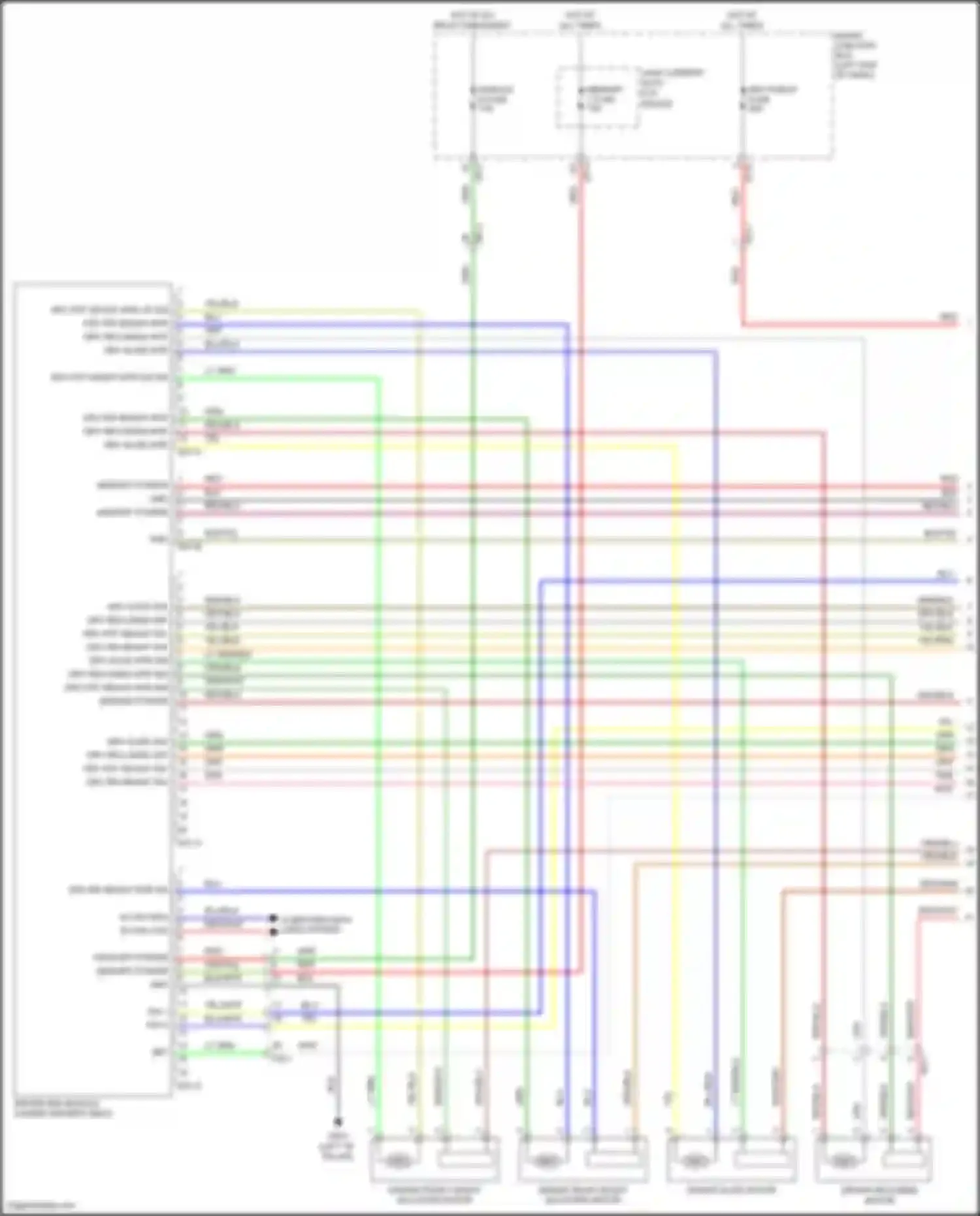 Wiring diagram smart junction box for Hyundai Sonata VII (2014-2017) (2 of 3)