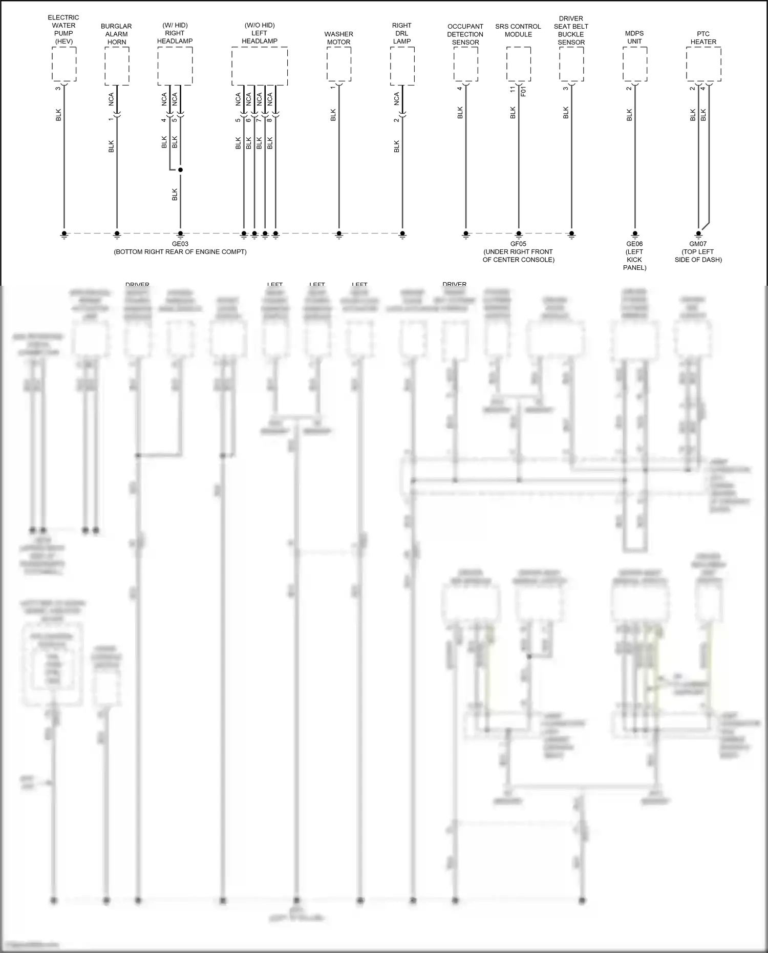 Wiring diagram sport mode switch for Hyundai Sonata VII (2014-2017) (13 of 20)