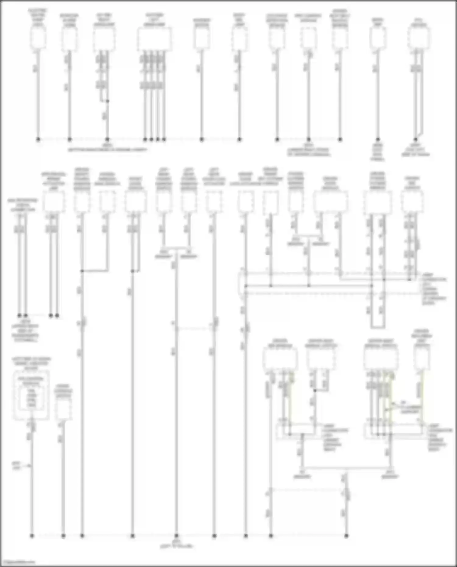 Wiring diagram srs control module for Hyundai Sonata VII (2014-2017) (13 of 20)