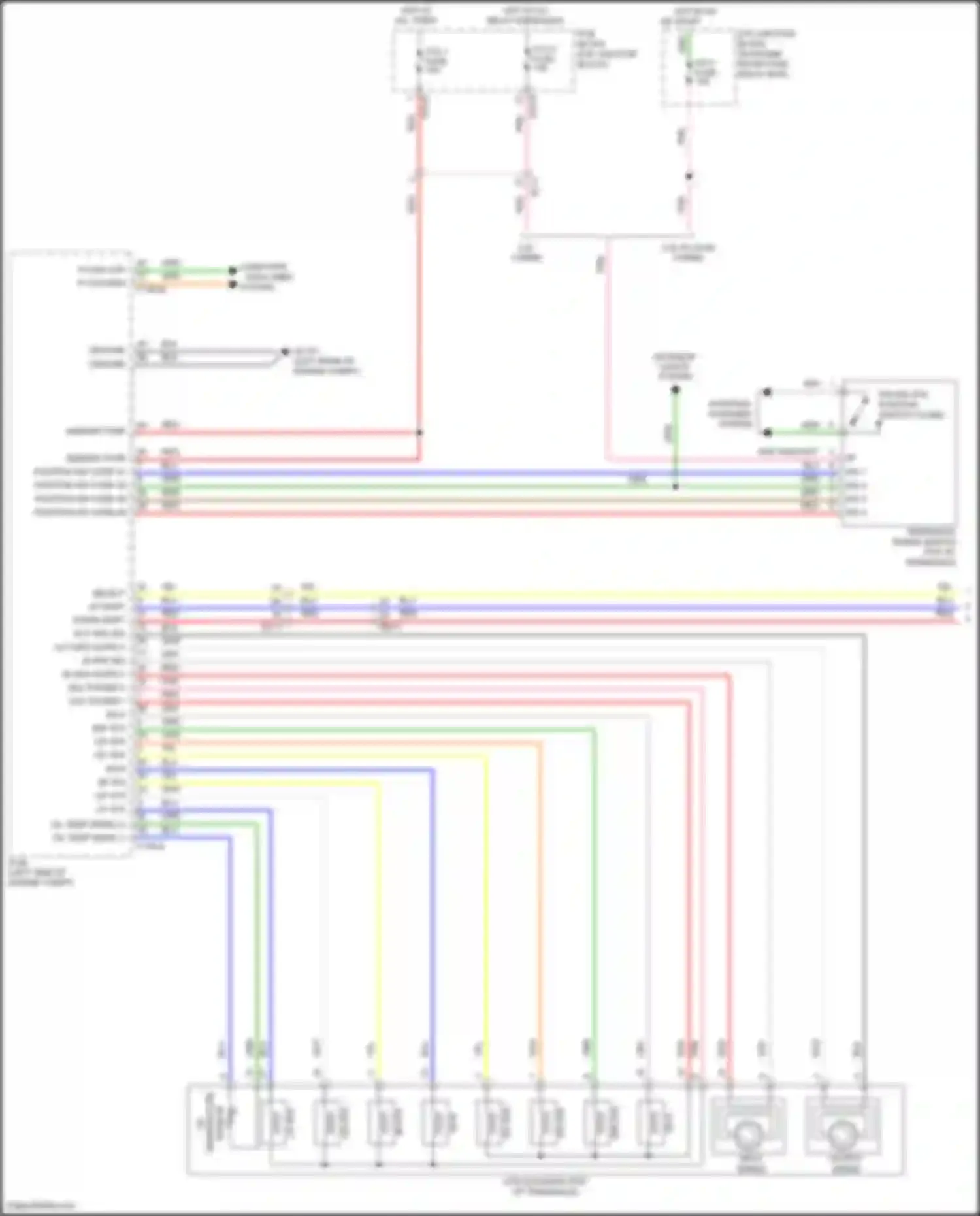 Wiring diagram tcu 1 fuse for Hyundai Sonata VII (2014-2017) (2 of 11)