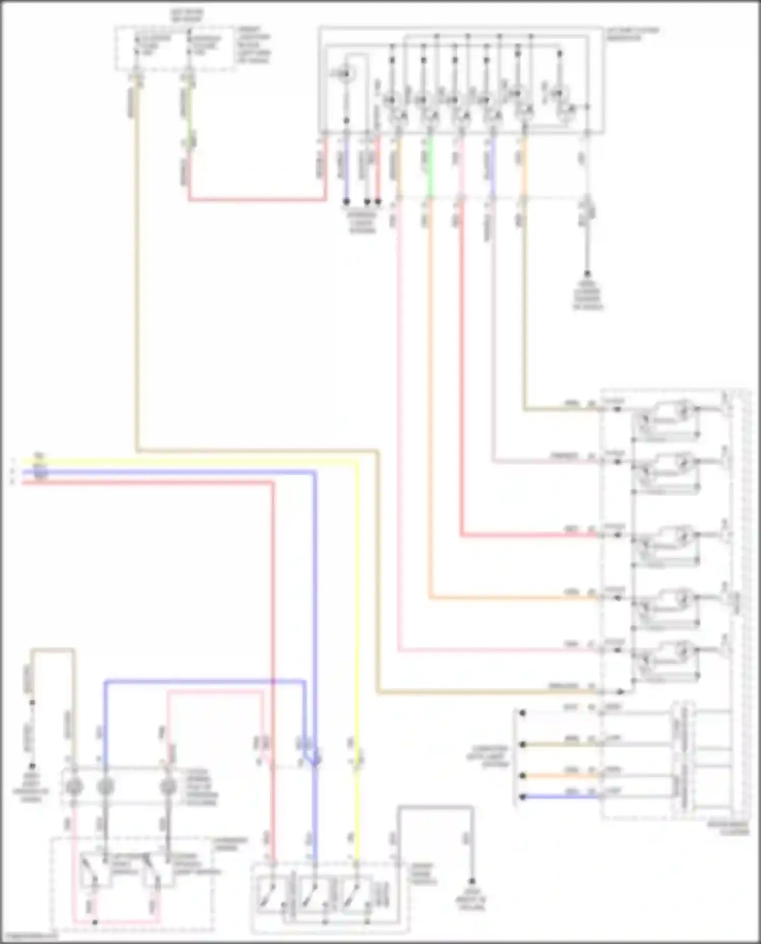 Wiring diagram up switch for Hyundai Sonata VII (2014-2017) (3 of 8)