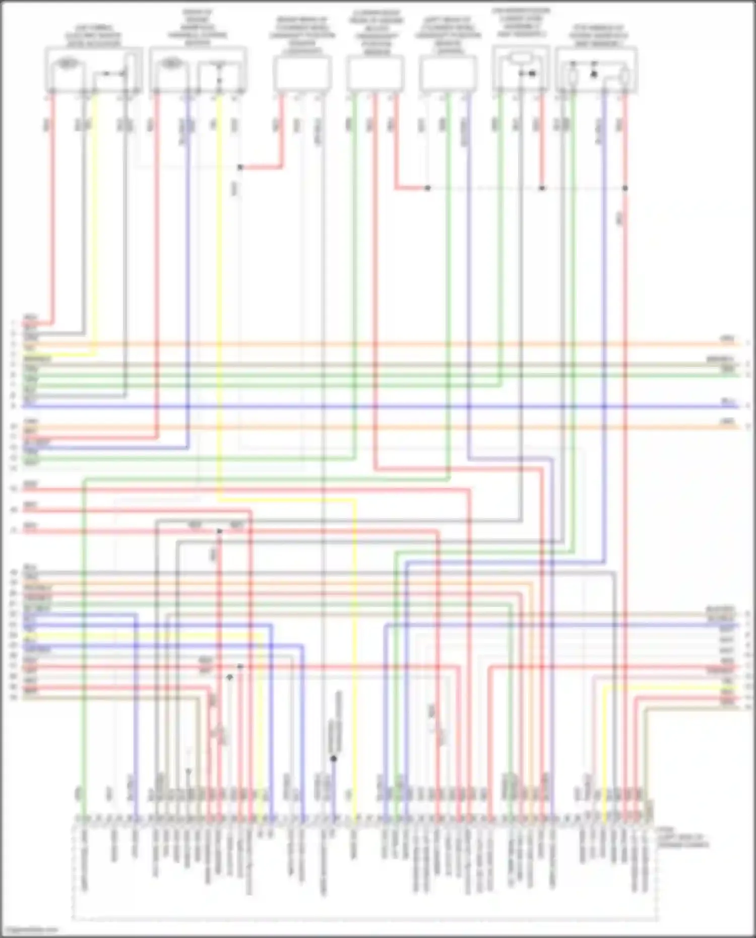 Wiring diagram variable charge motion for Hyundai Sonata VII (2014-2017) (1 of 2)