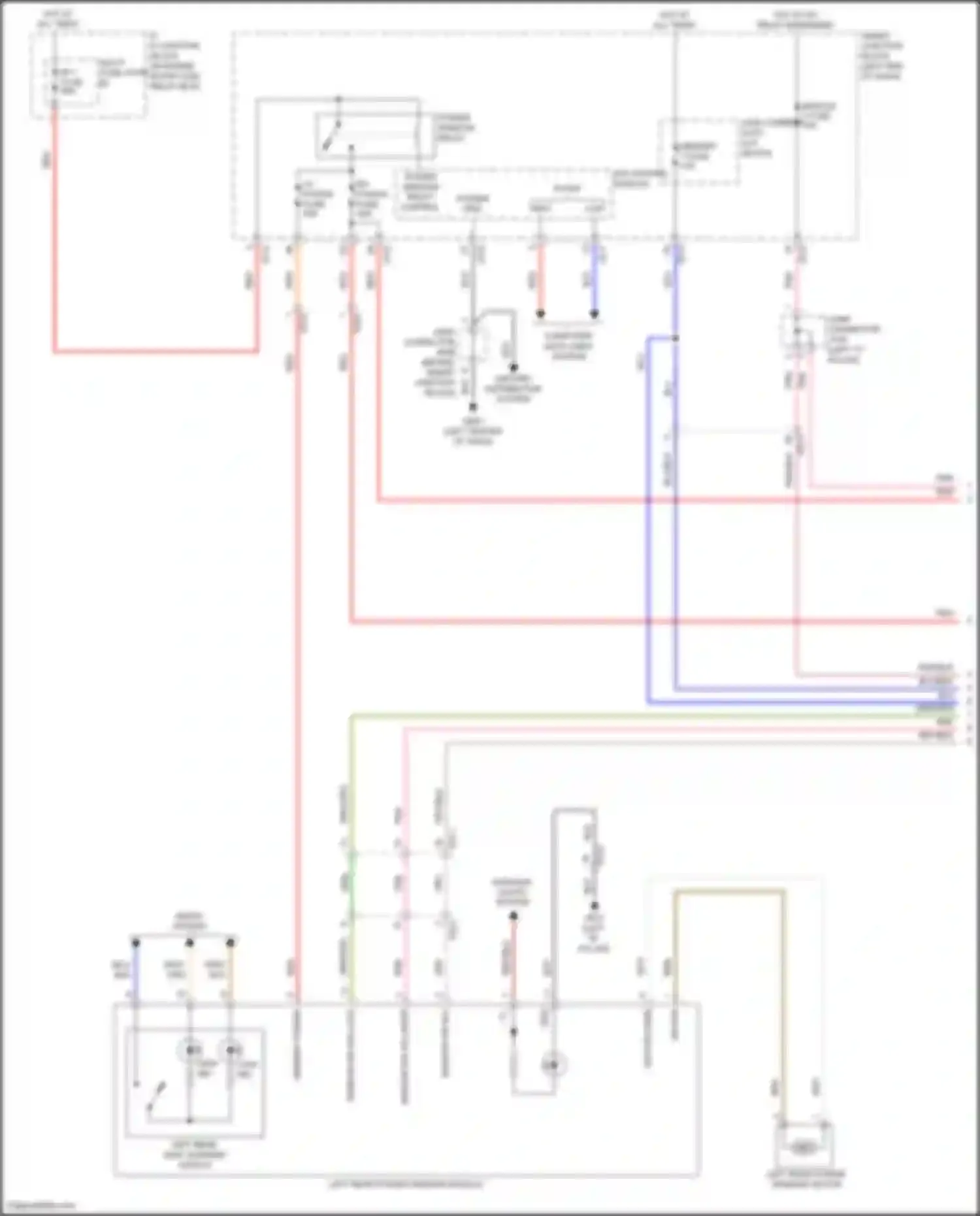 Wiring diagram window sw sig lock for Hyundai Sonata VII (2014-2017) (3 of 4)