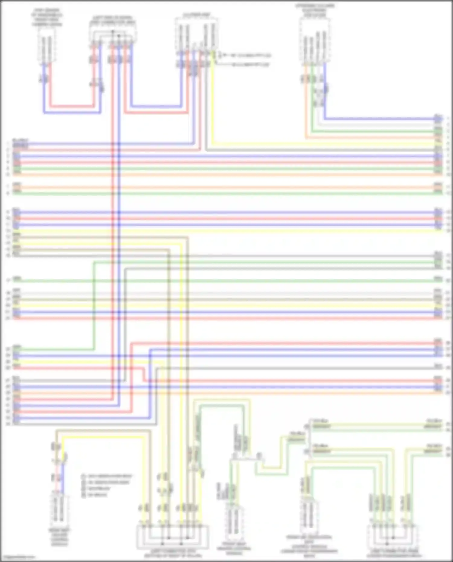 Sonata Hyundai VIII facelift (2023-2024): Computer data lines circuit, except hybrid (5 of 9)