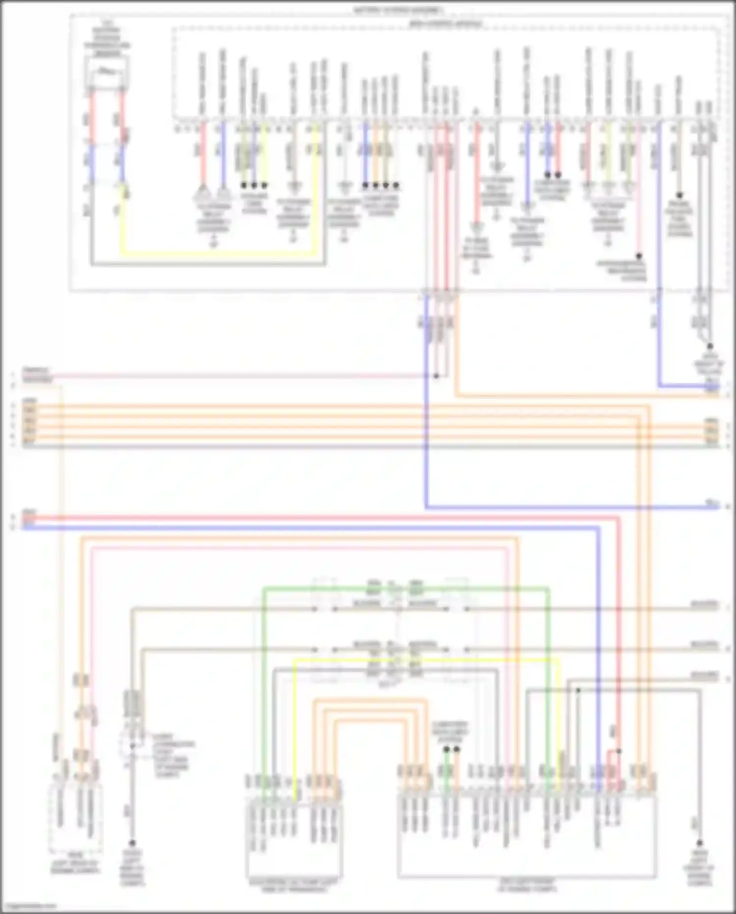 Sonata Hyundai VIII facelift (2023-2024): Wiring diagram engine performance 2.0l hybrid, hybrid control circuit (4 of 8)
