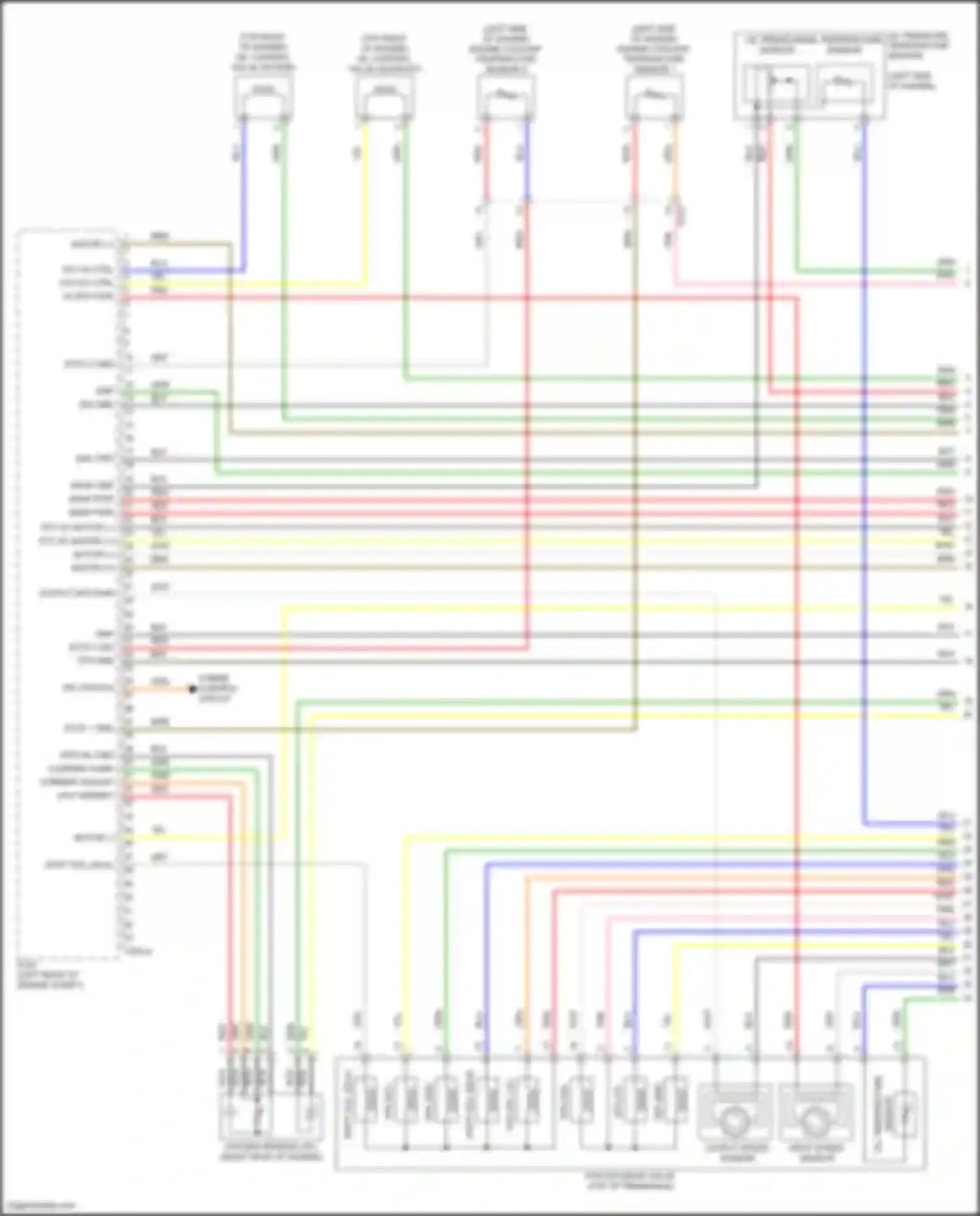 Sonata Hyundai VIII facelift (2023-2024): Wiring diagram engine performance 2.0l hybrid, mfi control circuit (1 of 6)