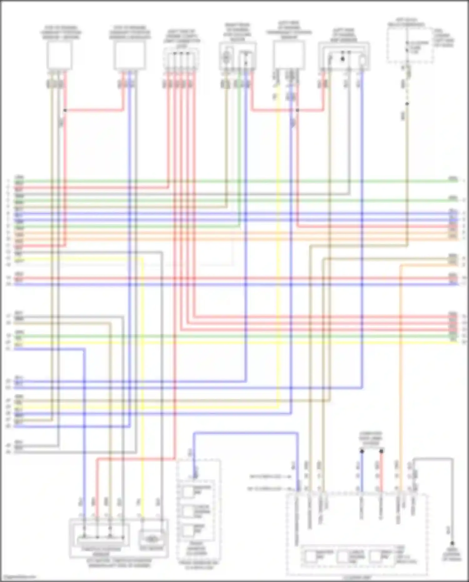 Sonata Hyundai VIII facelift (2023-2024): Wiring diagram engine performance 2.0l hybrid, mfi control circuit (3 of 6)