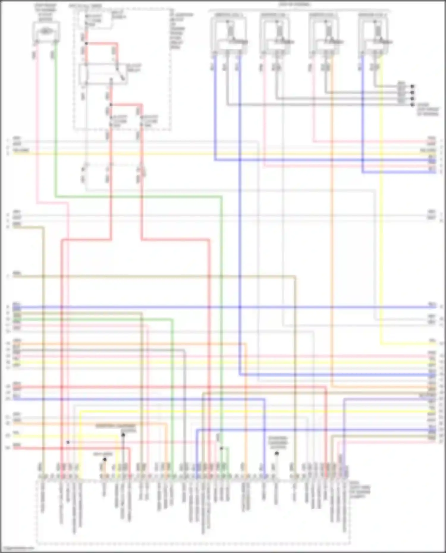 Sonata Hyundai VIII facelift (2023-2024): Wiring diagram engine performance 2.5l turbo (3 of 7)