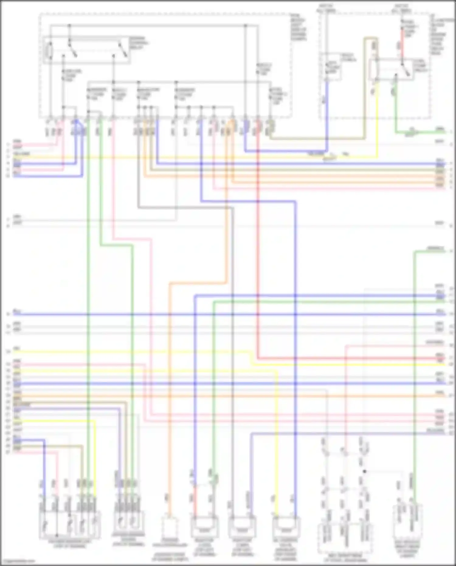 Sonata Hyundai VIII facelift (2023-2024): Wiring diagram engine performance 2.5l turbo (4 of 7)