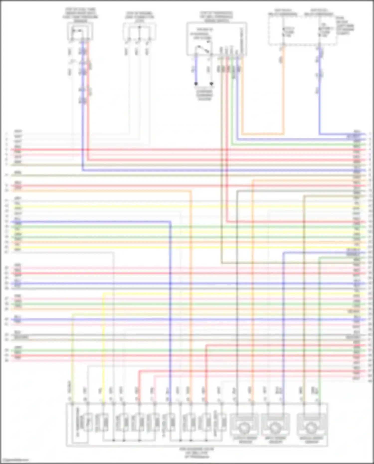 Sonata Hyundai VIII facelift (2023-2024): Wiring diagram engine performance 2.5l (3 of 8)