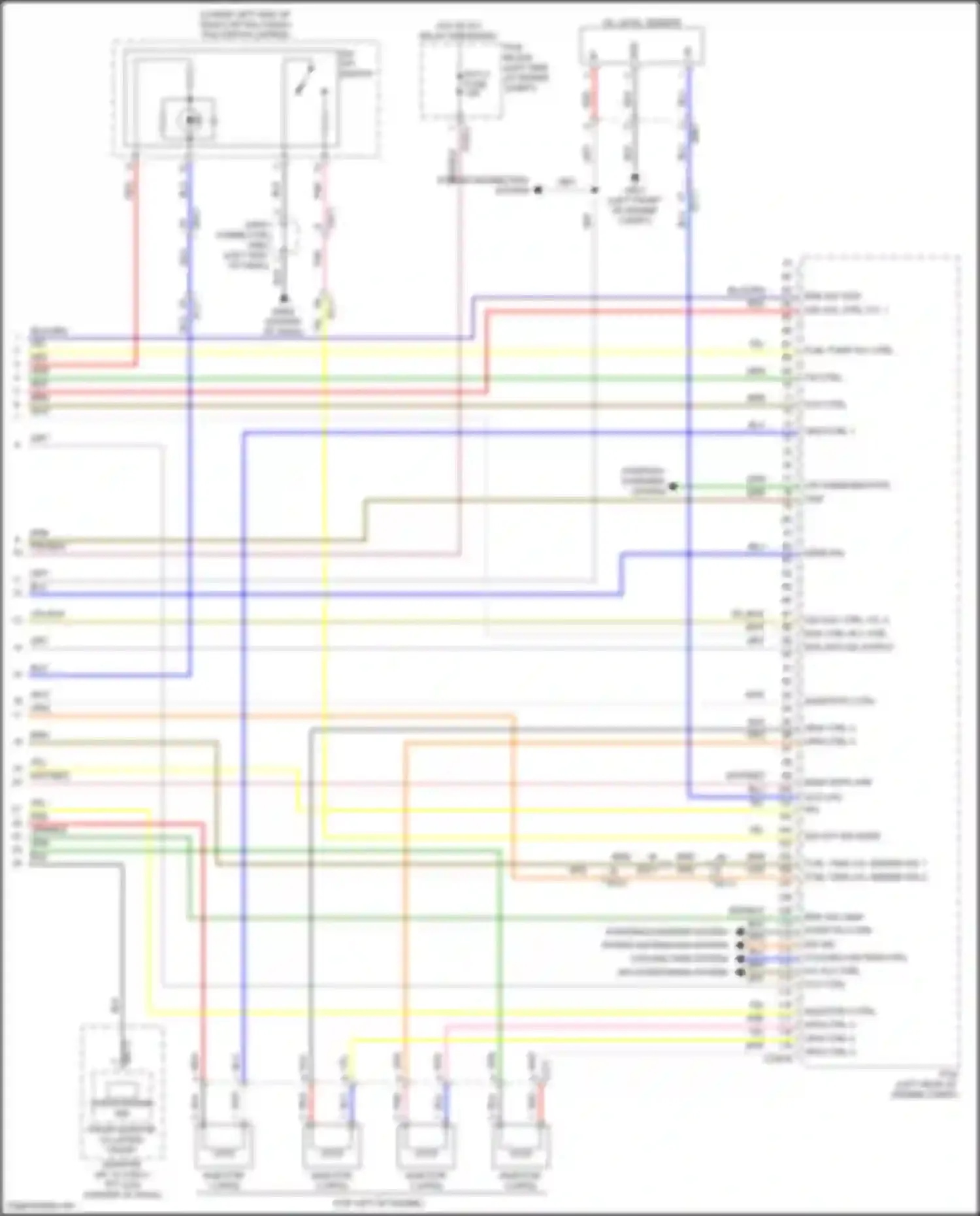 Sonata Hyundai VIII facelift (2023-2024): Wiring diagram engine performance 2.5l (8 of 8)