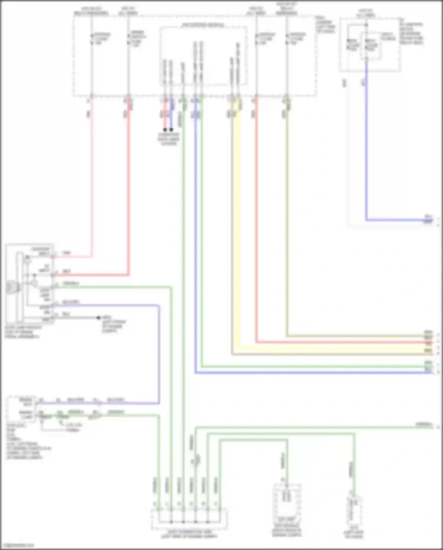 Sonata Hyundai VIII facelift (2023-2024): Exterior lamps circuit, except hybrid (1 of 5)