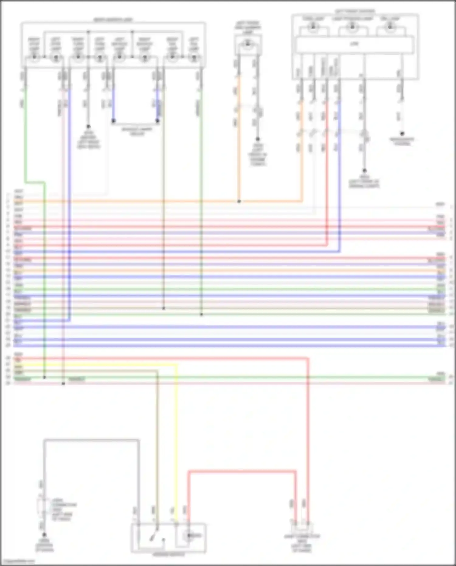 Sonata Hyundai VIII facelift (2023-2024): Exterior lamps circuit, hybrid (3 of 5)