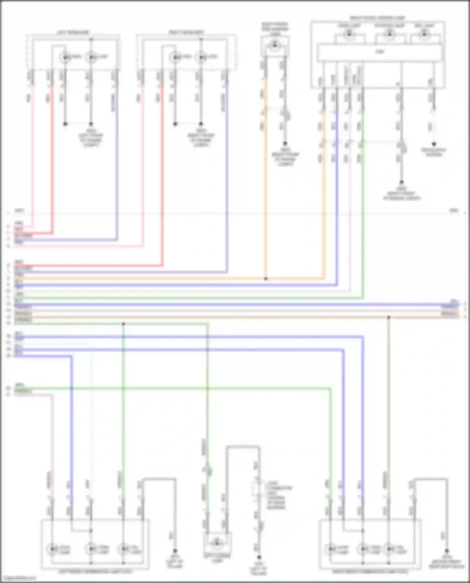 Sonata Hyundai VIII facelift (2023-2024): Exterior lamps circuit, hybrid (4 of 5)