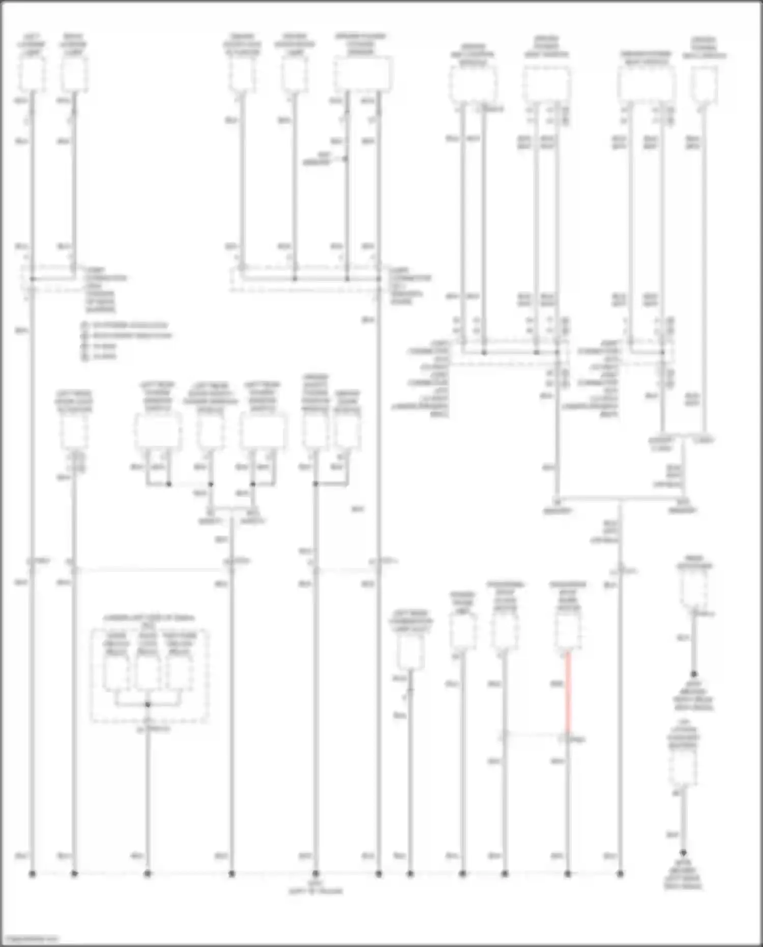 Sonata Hyundai VIII facelift (2023-2024): Ground distribution circuit, except hybrid (3 of 6)