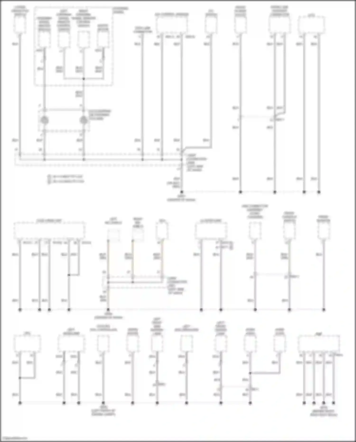 Sonata Hyundai VIII facelift (2023-2024): Ground distribution circuit, hybrid (1 of 6)