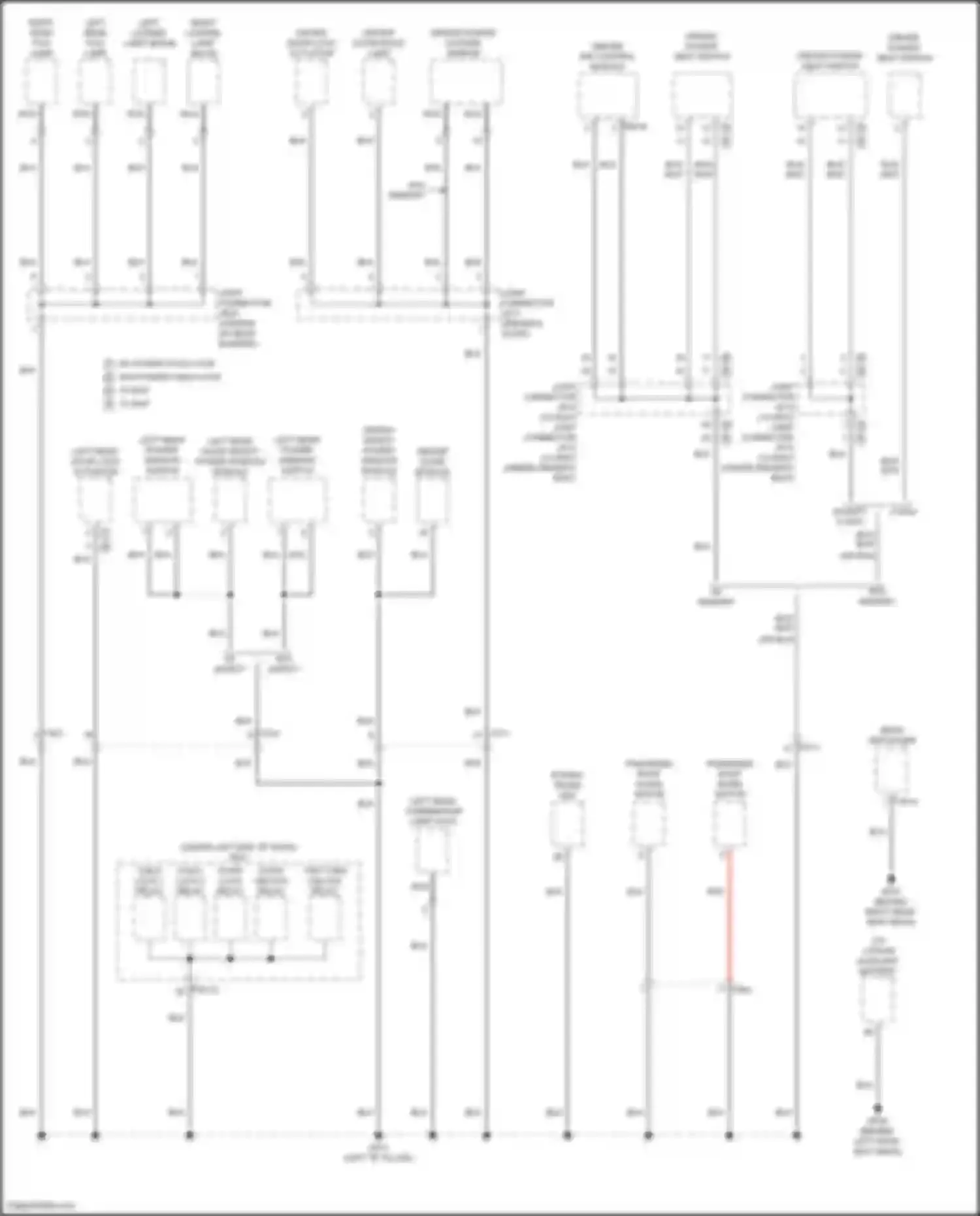Sonata Hyundai VIII facelift (2023-2024): Ground distribution circuit, hybrid (3 of 6)