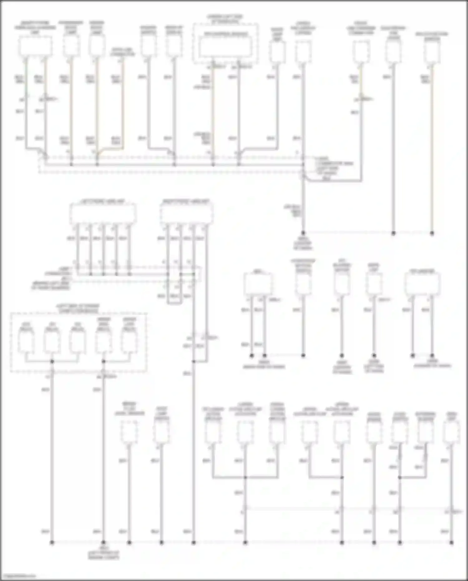 Sonata Hyundai VIII facelift (2023-2024): Ground distribution circuit, hybrid (5 of 6)