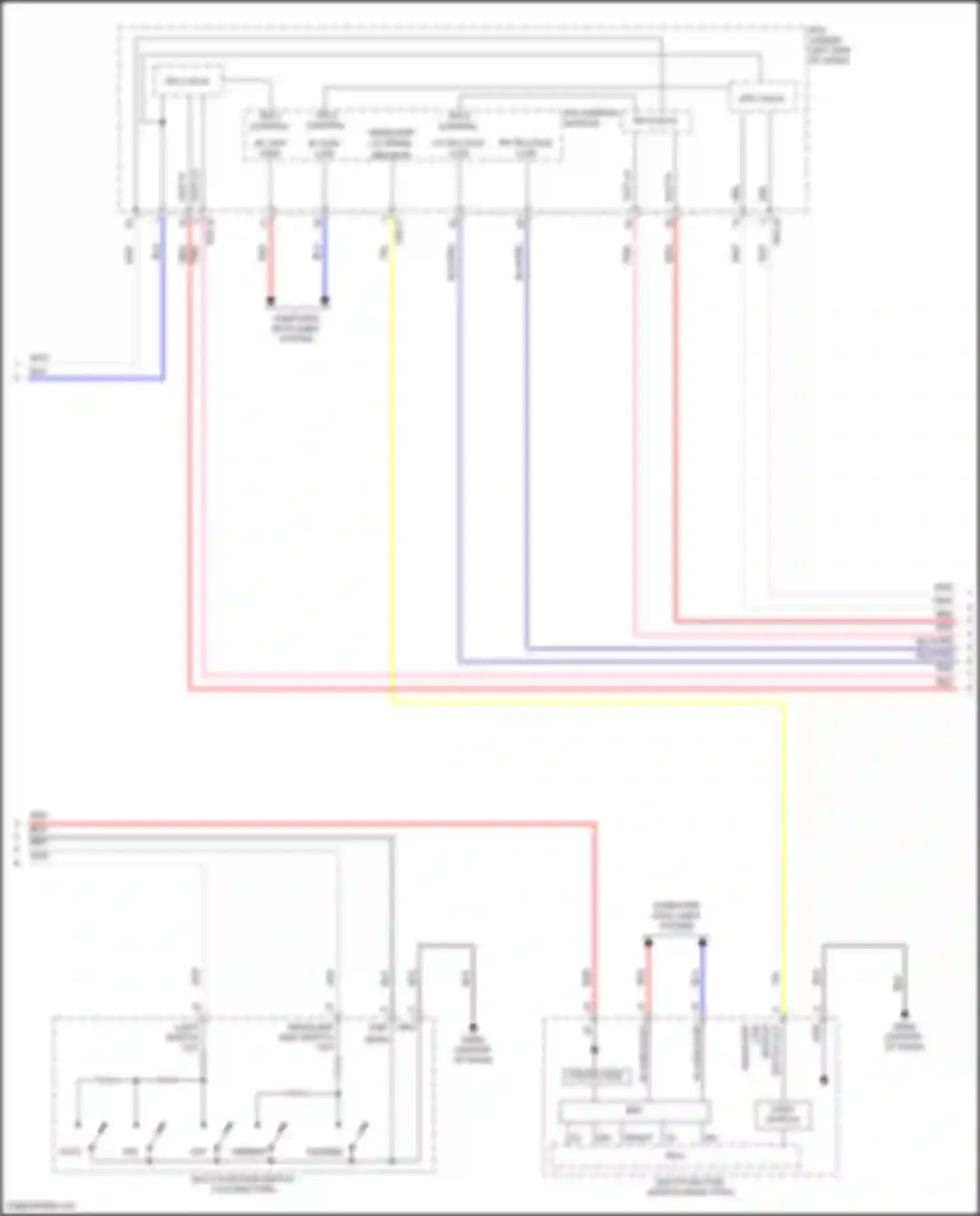 Sonata Hyundai VIII facelift (2023-2024): Autolamps circuit, except hybrid (2 of 3)