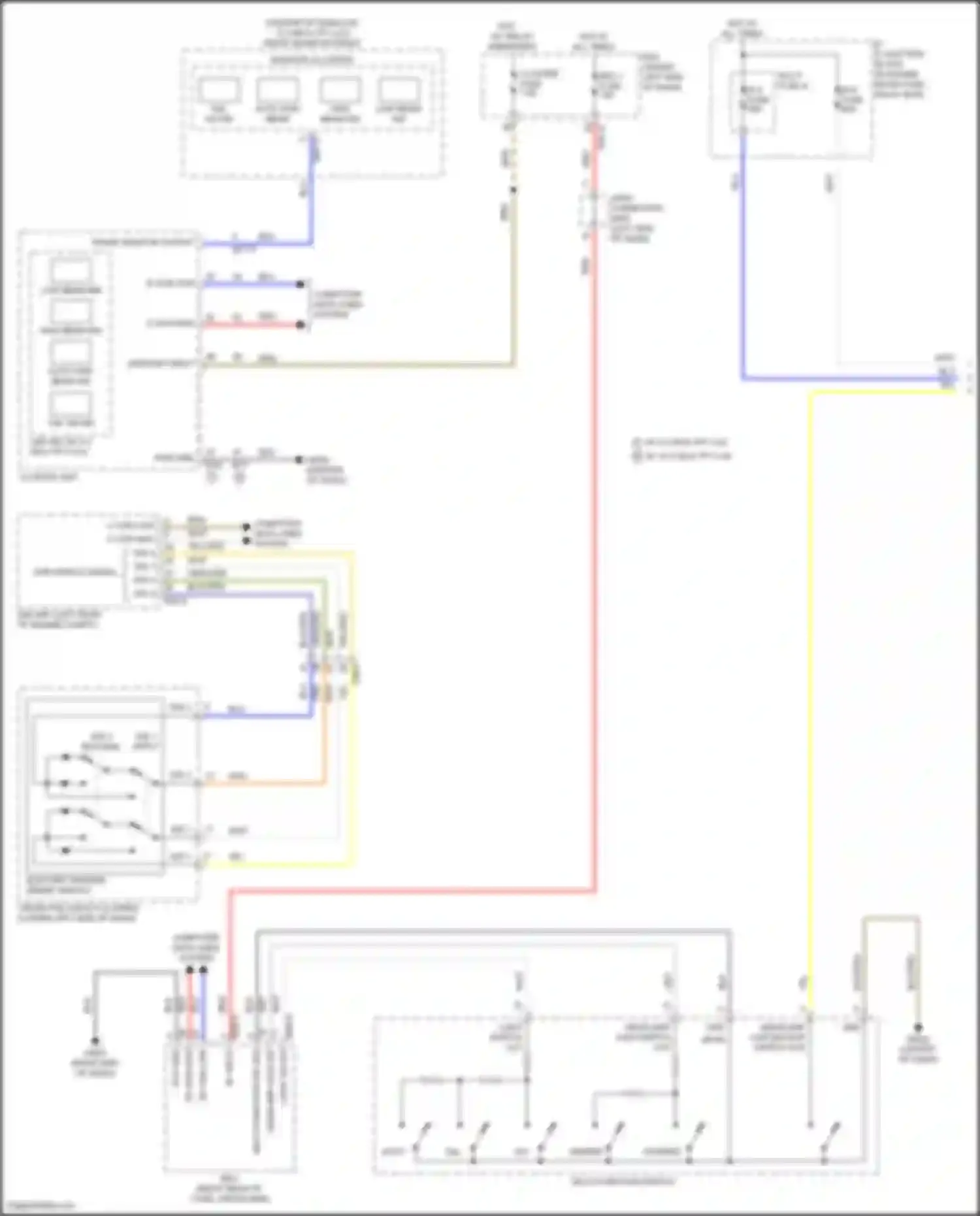 Sonata Hyundai VIII facelift (2023-2024): Headlamps circuit, hybrid (1 of 2)