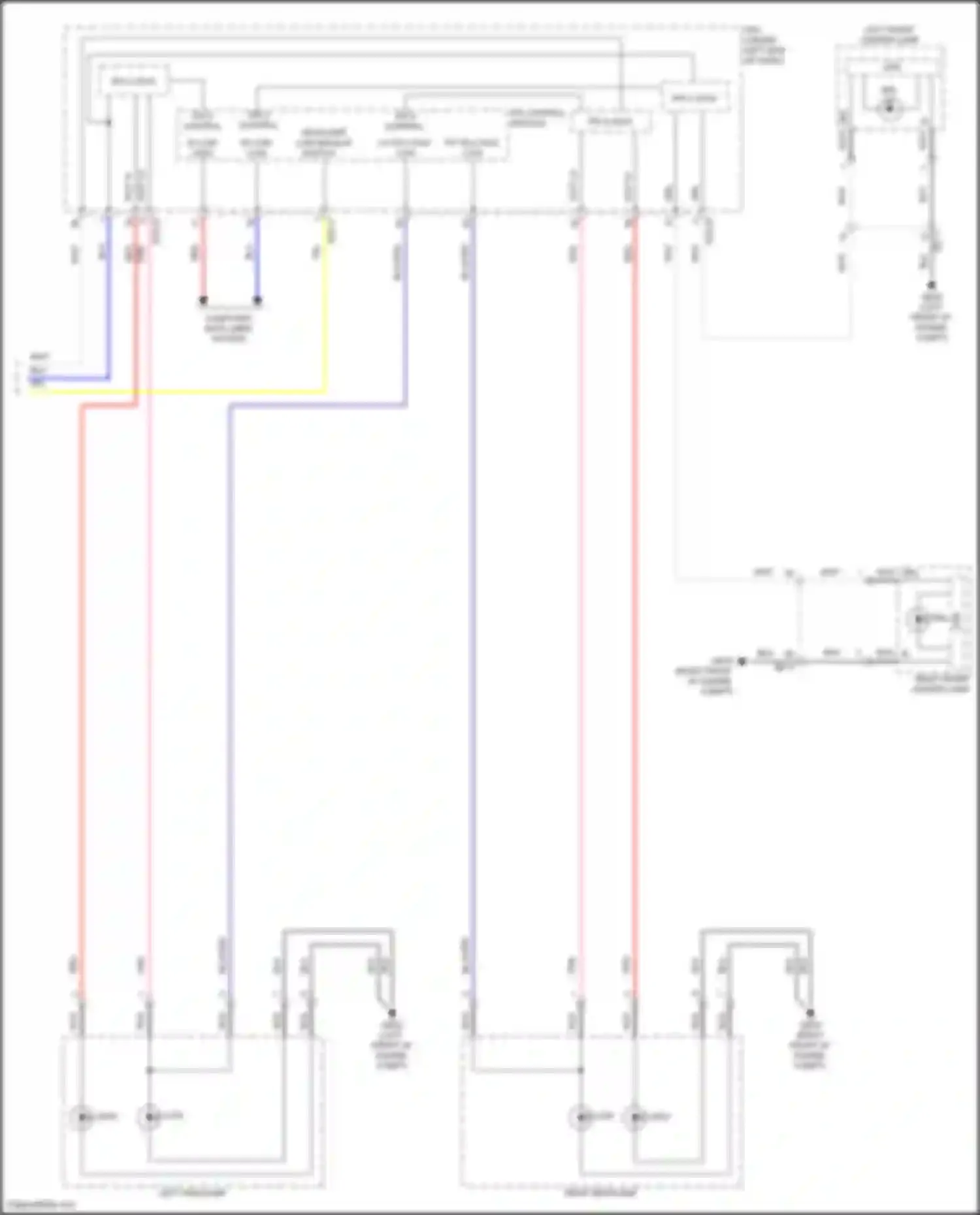 Sonata Hyundai VIII facelift (2023-2024): Headlamps circuit, hybrid (2 of 2)