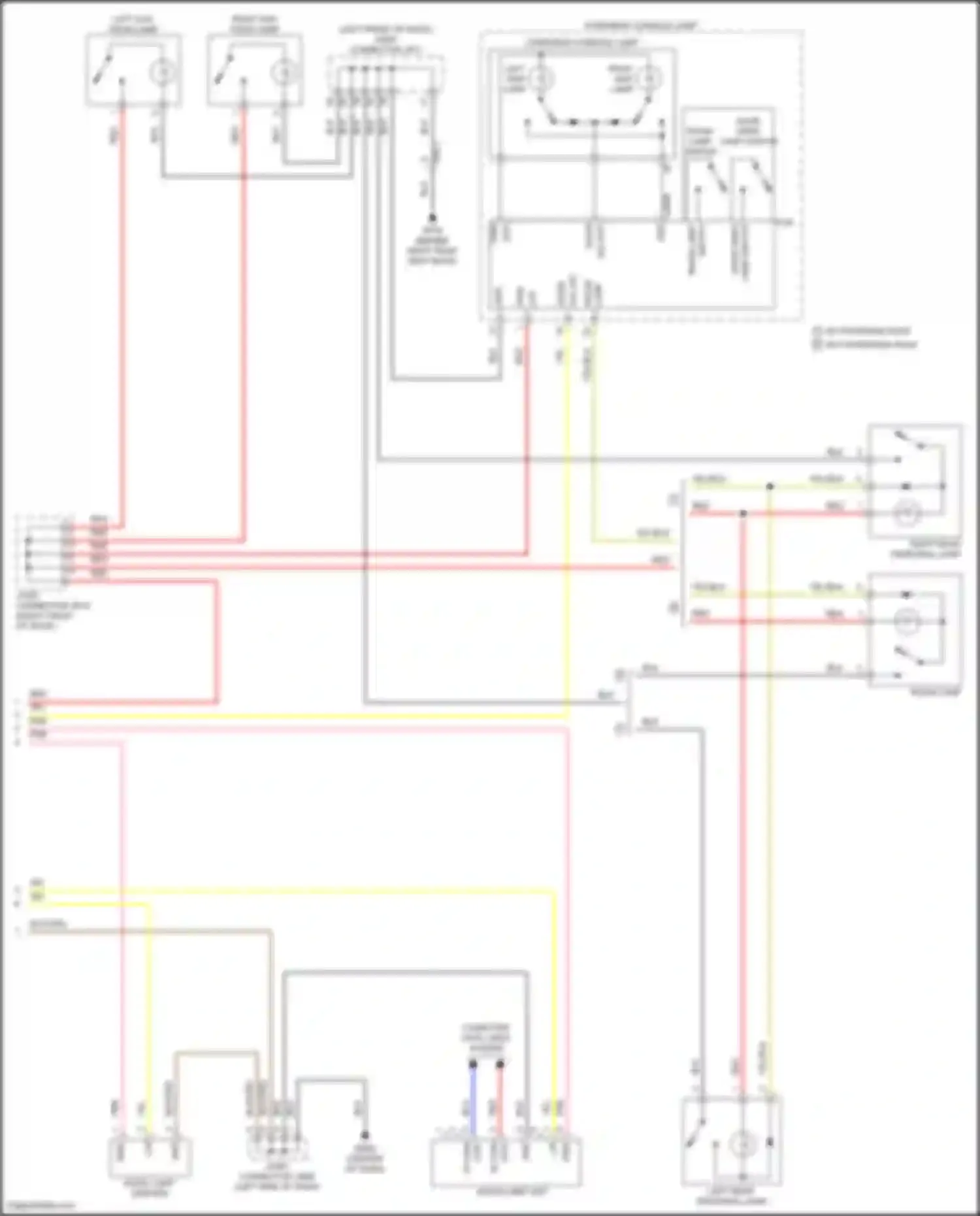 Sonata Hyundai VIII facelift (2023-2024): Courtesy lamps circuit (3 of 3)