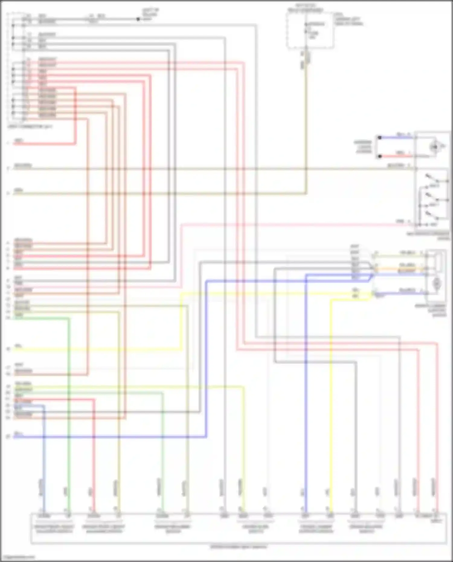 Sonata Hyundai VIII facelift (2023-2024): Driver"s memory seat circuit, 12-way (2 of 2)