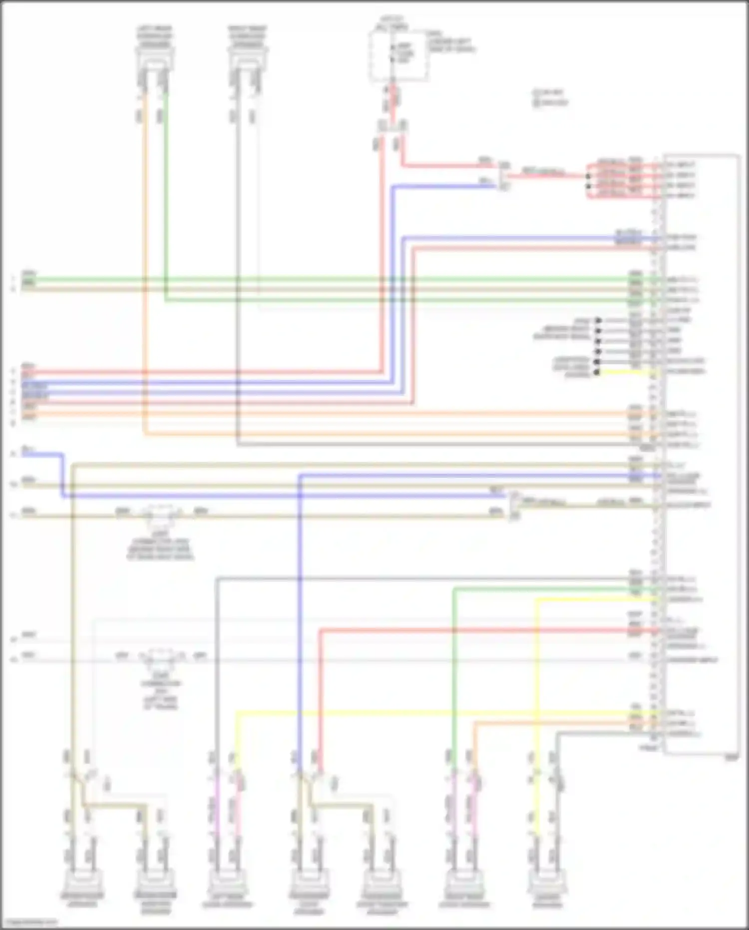 Sonata Hyundai VIII facelift (2023-2024): Navigation circuit, except hybrid w/ amplifier (5 of 5)