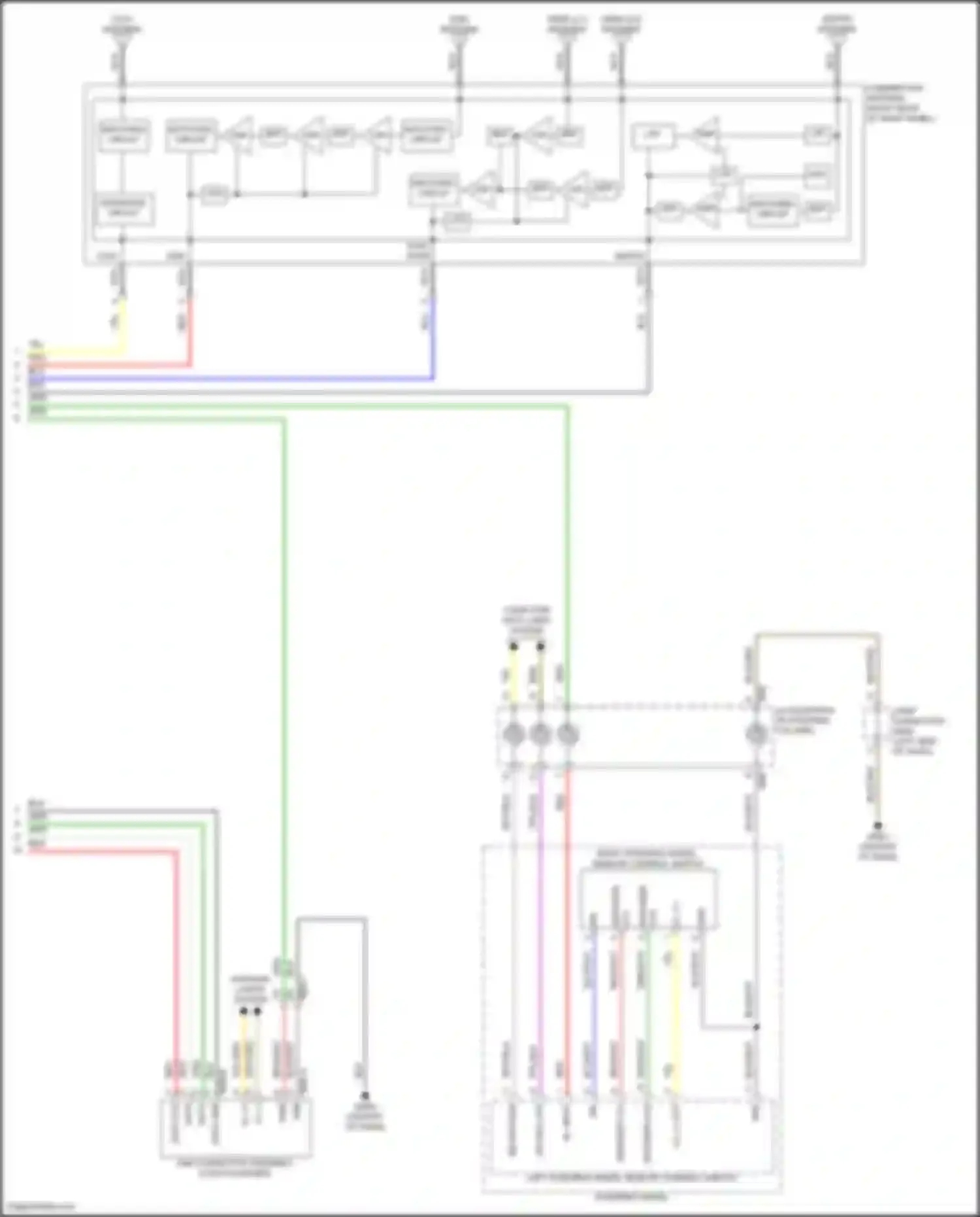 Sonata Hyundai VIII facelift (2023-2024): Navigation circuit, except hybrid w/o amplifier (4 of 4)