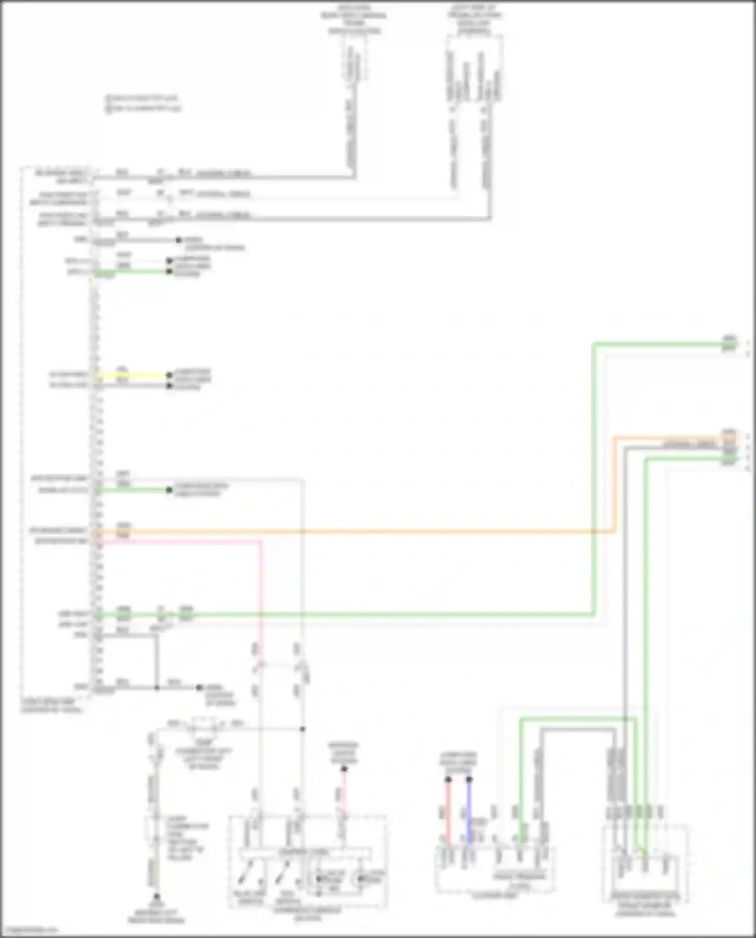 Sonata Hyundai VIII facelift (2023-2024): Navigation circuit, hybrid w/ amplifier (1 of 5)