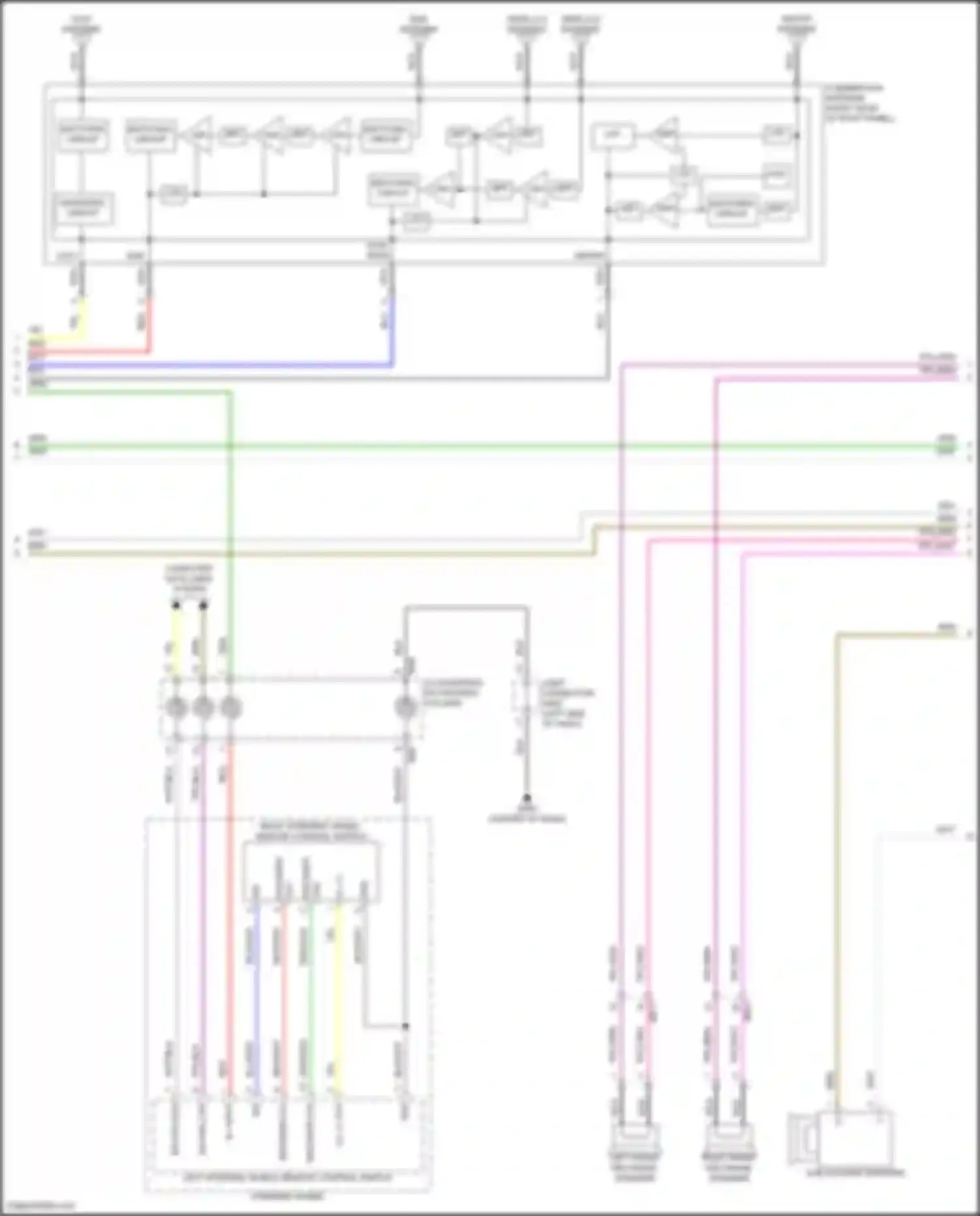 Sonata Hyundai VIII facelift (2023-2024): Navigation circuit, hybrid w/ amplifier (4 of 5)