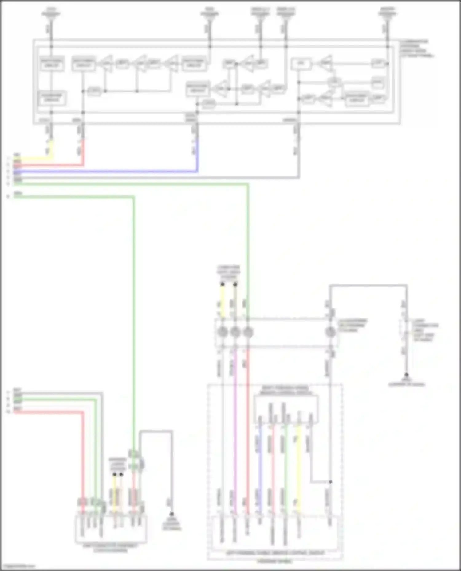 Sonata Hyundai VIII facelift (2023-2024): Navigation circuit, hybrid w/o amplifier (4 of 4)