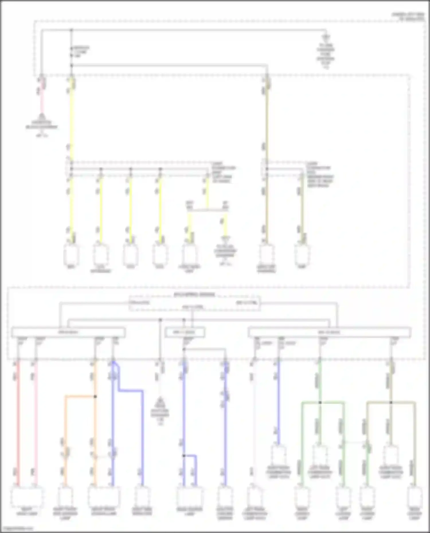 Sonata Hyundai VIII facelift (2023-2024): Power distribution circuit, except hybrid (4 of 11)