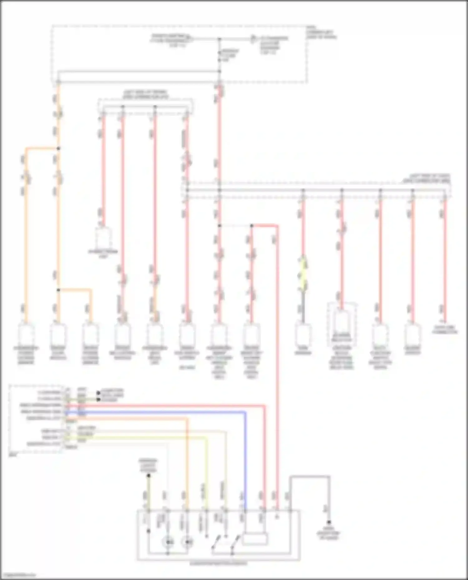 Sonata Hyundai VIII facelift (2023-2024): Power distribution circuit, except hybrid (6 of 11)