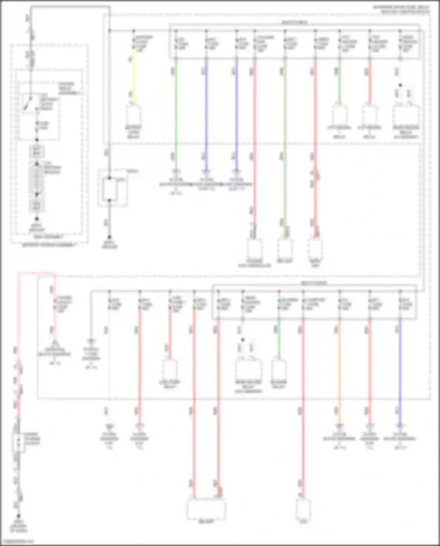 Sonata Hyundai VIII facelift (2023-2024): Power distribution circuit, hybrid (1 of 11)