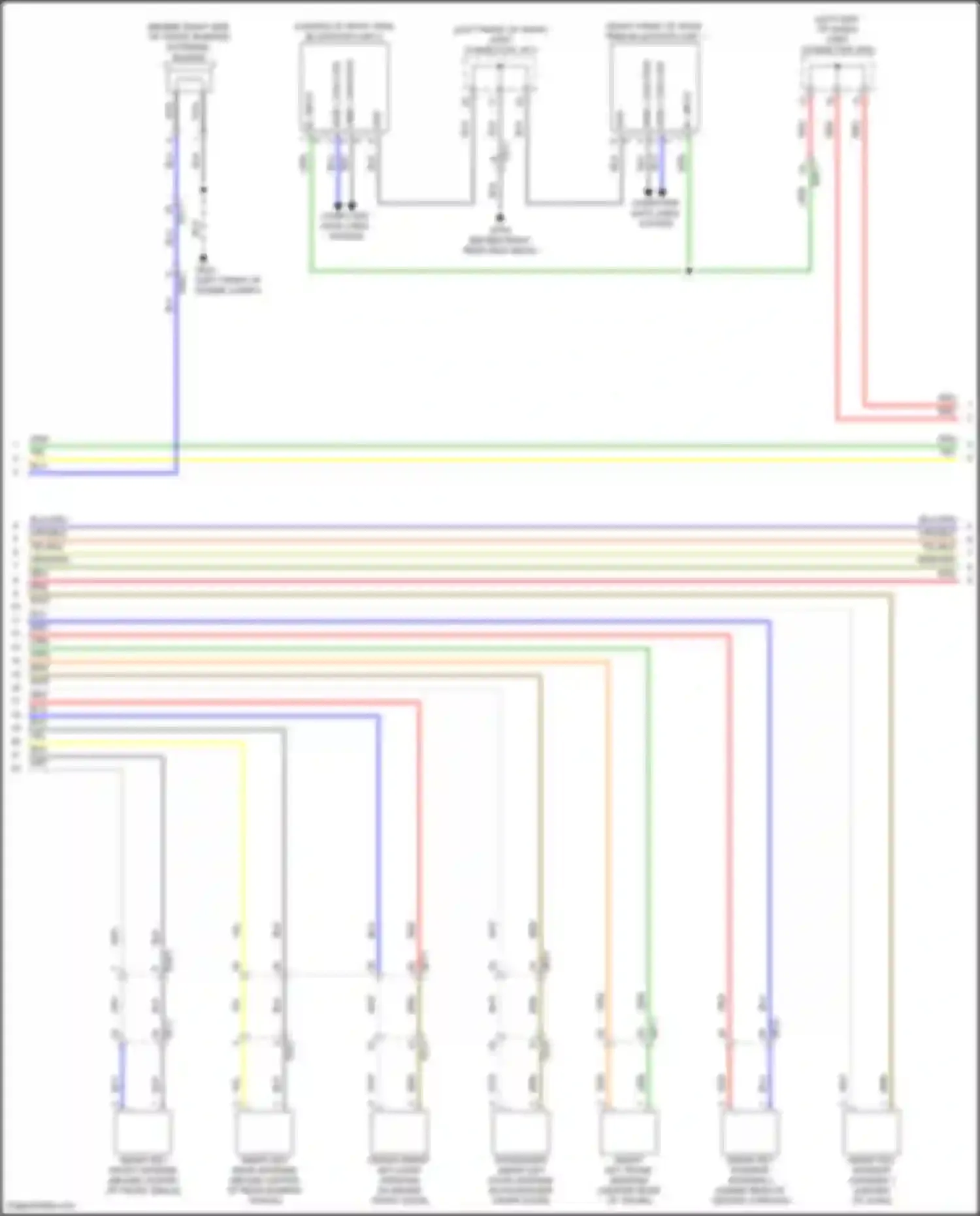Sonata Hyundai VIII facelift (2023-2024): Power door locks circuit, except hybrid w/ digital key (2 of 6)