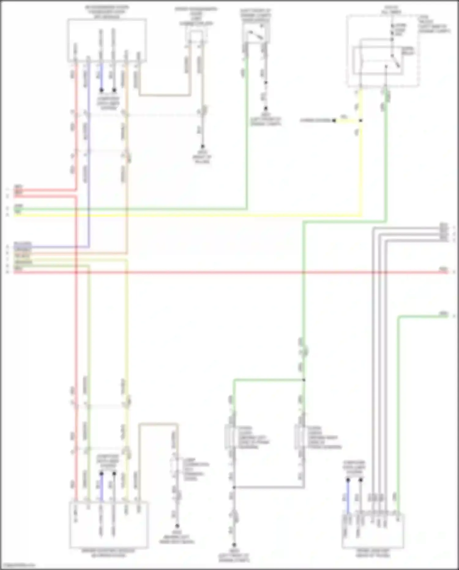 Sonata Hyundai VIII facelift (2023-2024): Power door locks circuit, hybrid w/ digital key (3 of 7)