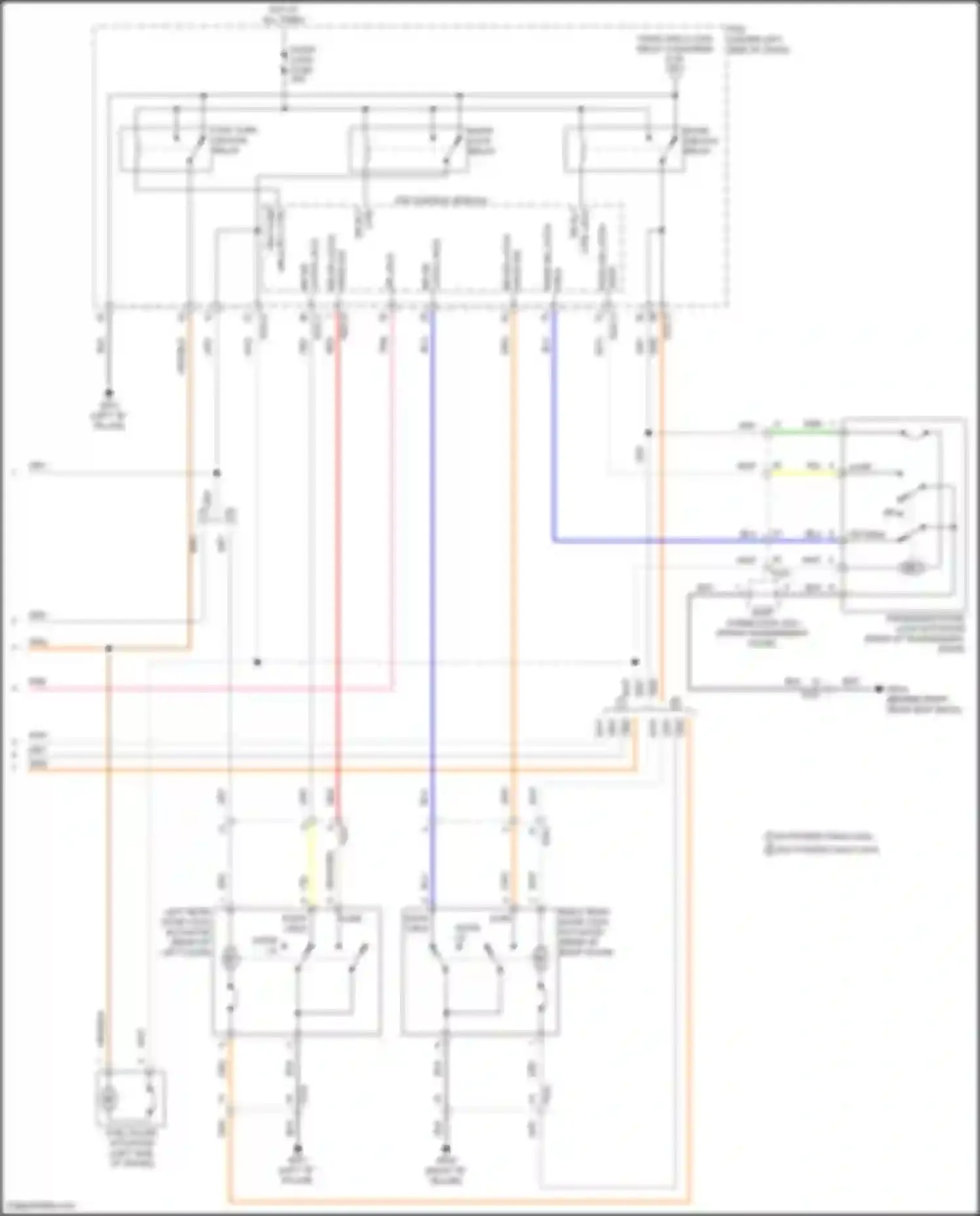 Sonata Hyundai VIII facelift (2023-2024): Power door locks circuit, hybrid w/ digital key (7 of 7)