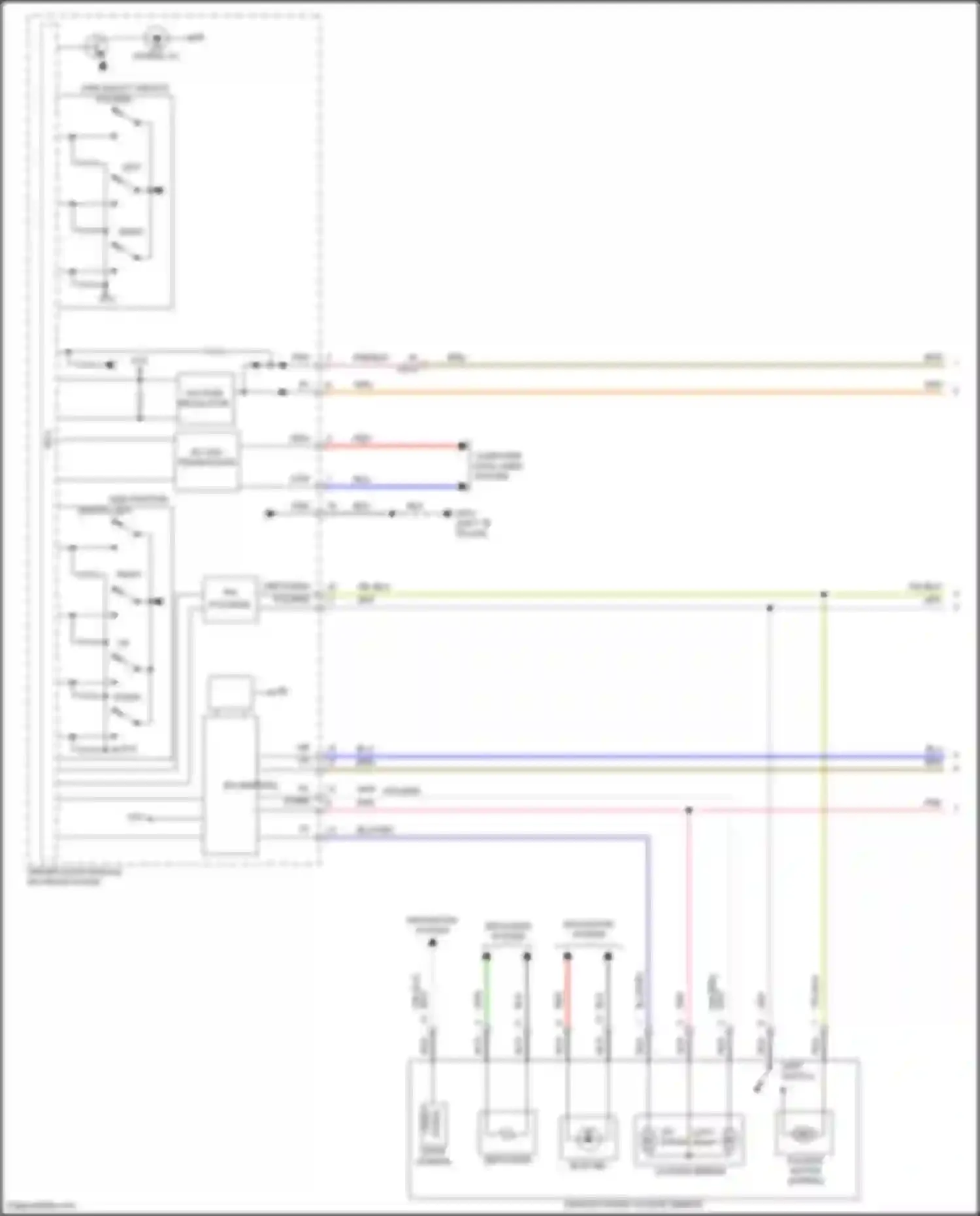 Sonata Hyundai VIII facelift (2023-2024): Power mirrors circuit (1 of 2)