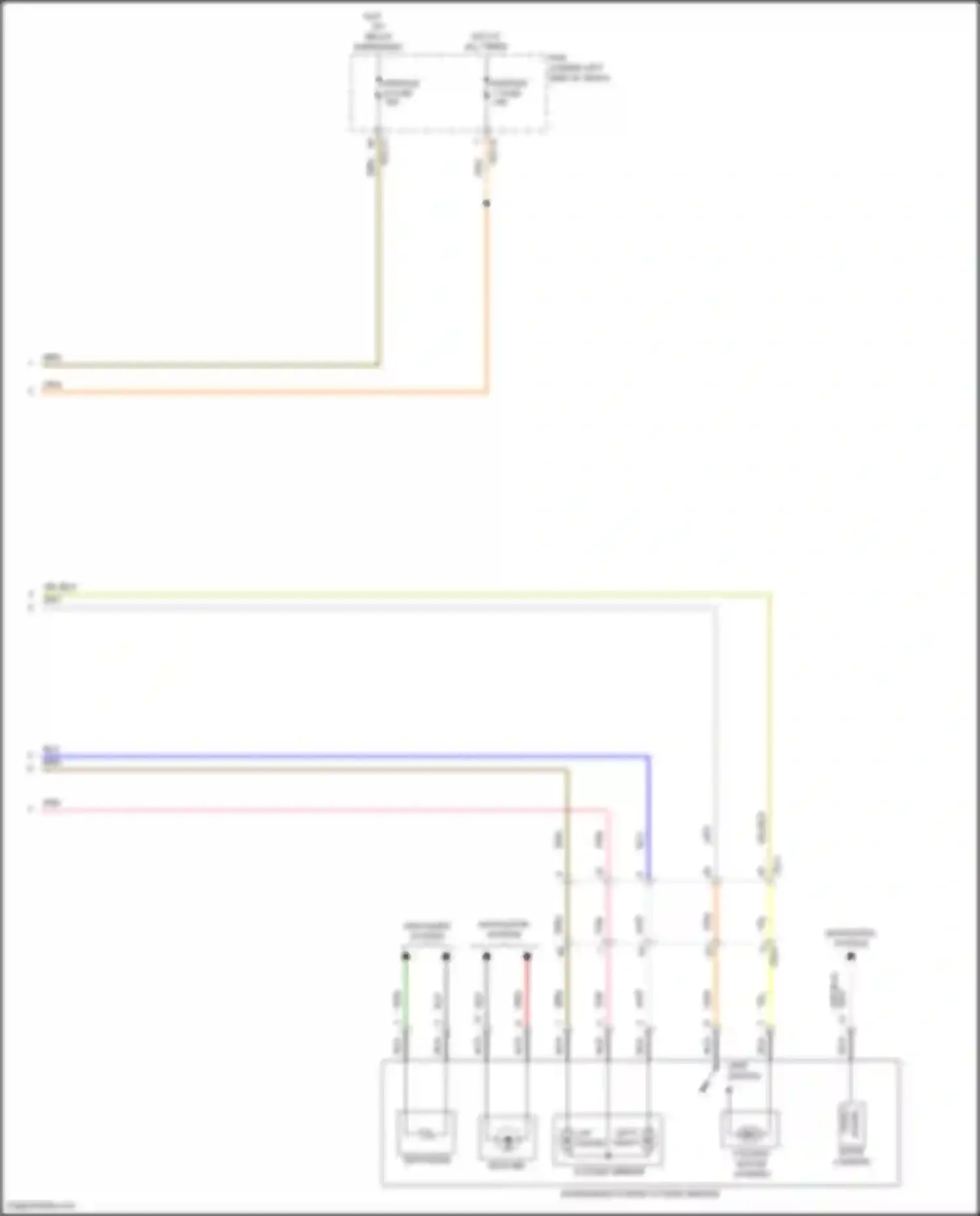 Sonata Hyundai VIII facelift (2023-2024): Power mirrors circuit (2 of 2)