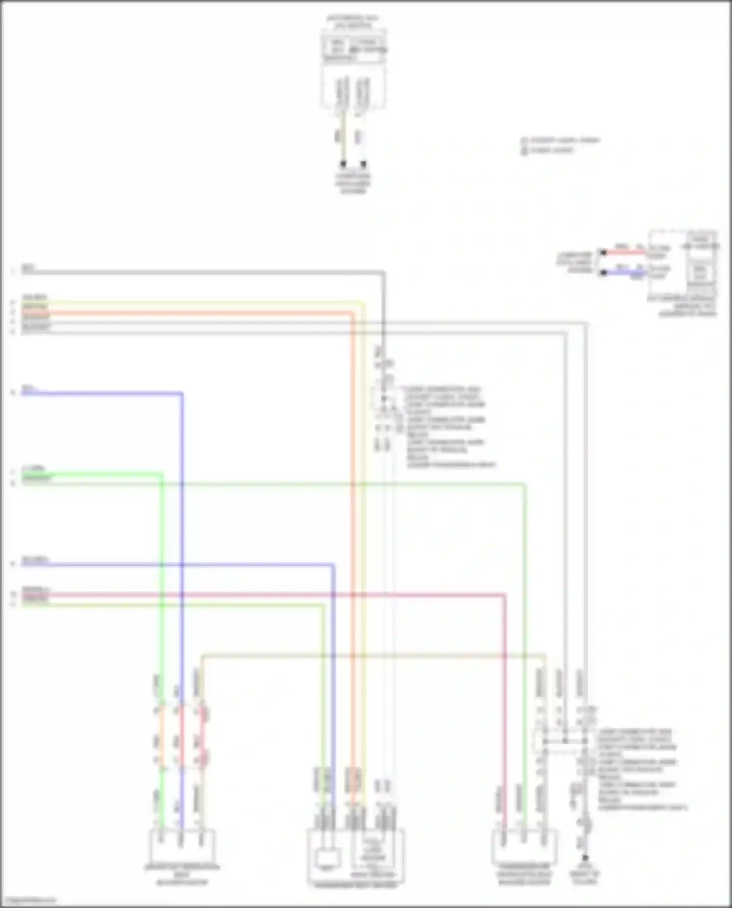 Sonata Hyundai VIII facelift (2023-2024): Seat ventilation circuit (2 of 2)