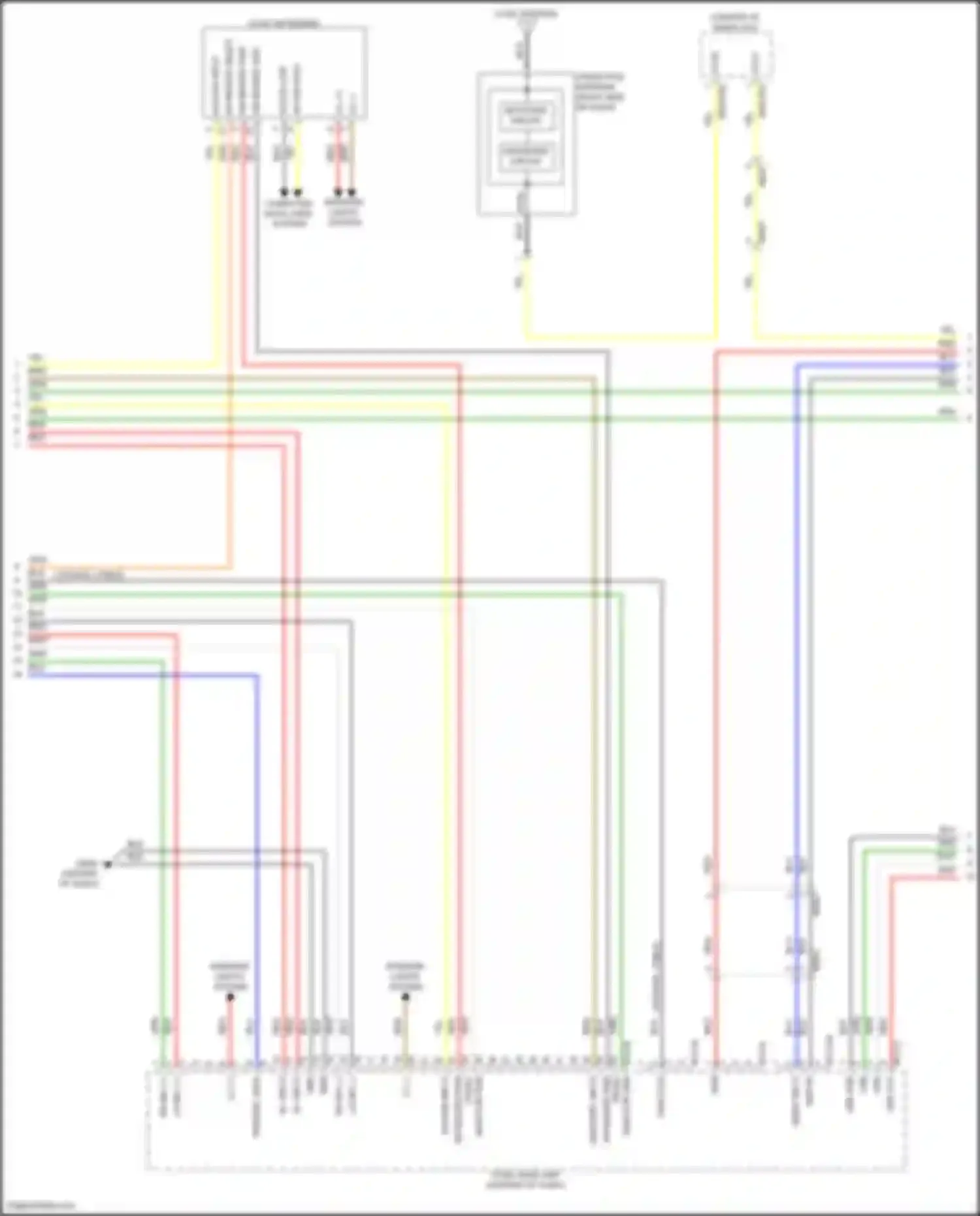 Sonata Hyundai VIII facelift (2023-2024): Radio circuit, hybrid w/o amplifier (3 of 4)