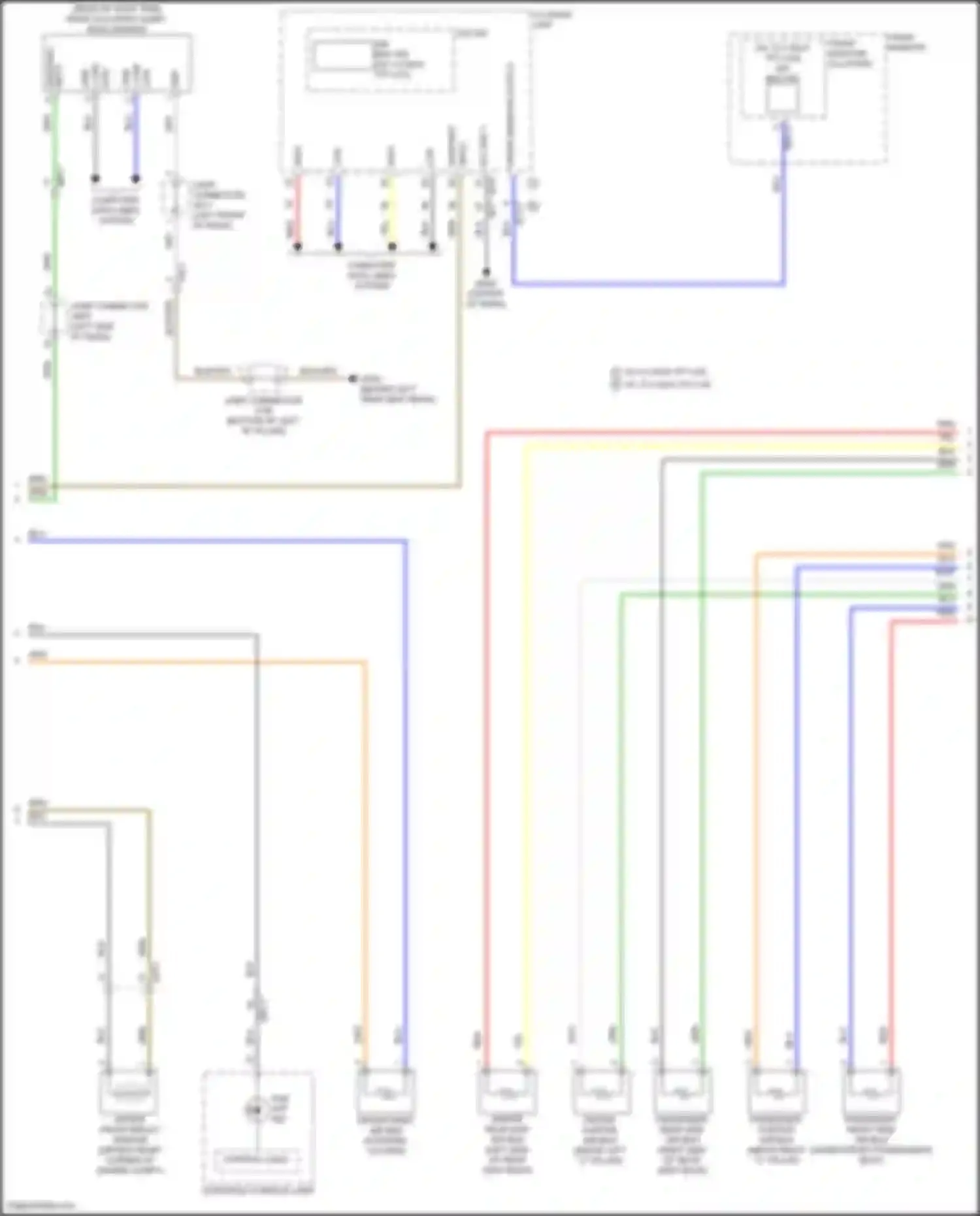 Sonata Hyundai VIII facelift (2023-2024): Supplemental restraints circuit, hybrid (2 of 3)