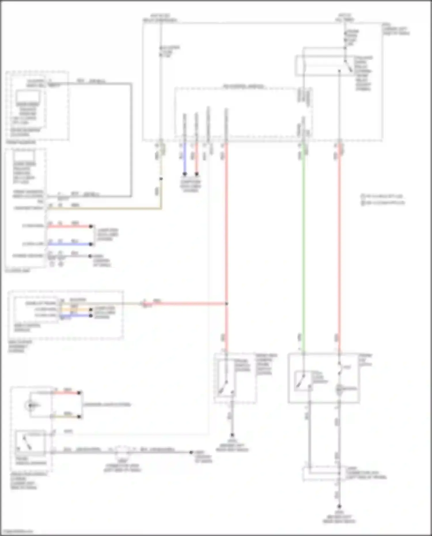 Sonata Hyundai VIII facelift (2023-2024): Trunk release circuit