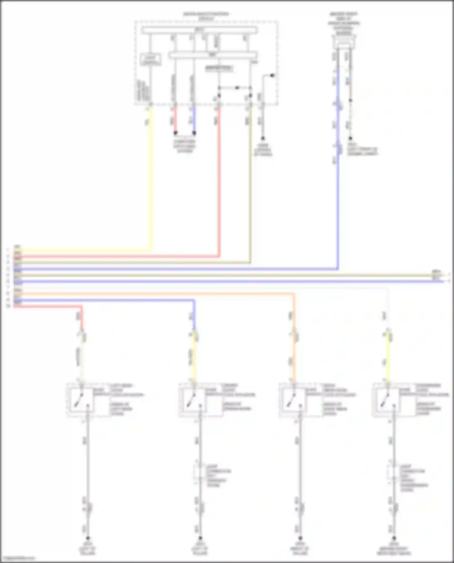 Sonata Hyundai VIII facelift (2023-2024): Chime circuit, except hybrid (2 of 3)