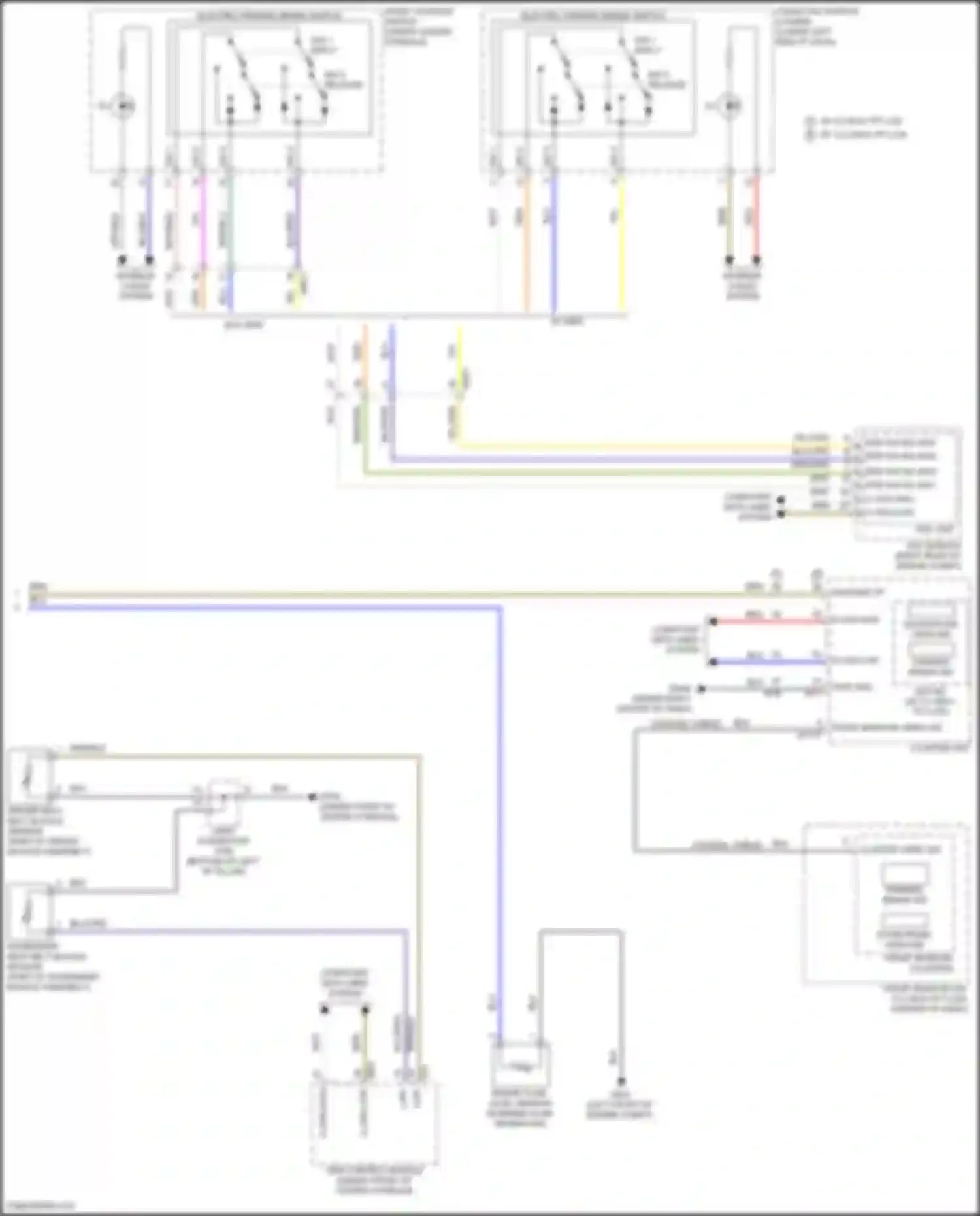 Sonata Hyundai VIII facelift (2023-2024): Chime circuit, except hybrid (3 of 3)