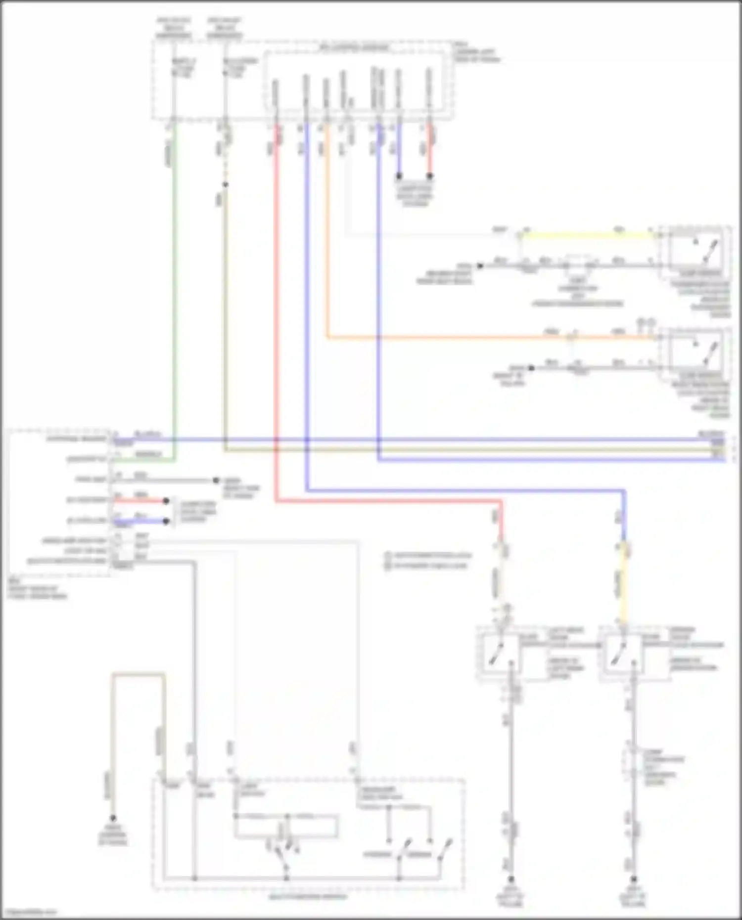 Sonata Hyundai VIII facelift (2023-2024): Chime circuit, hybrid (1 of 2)