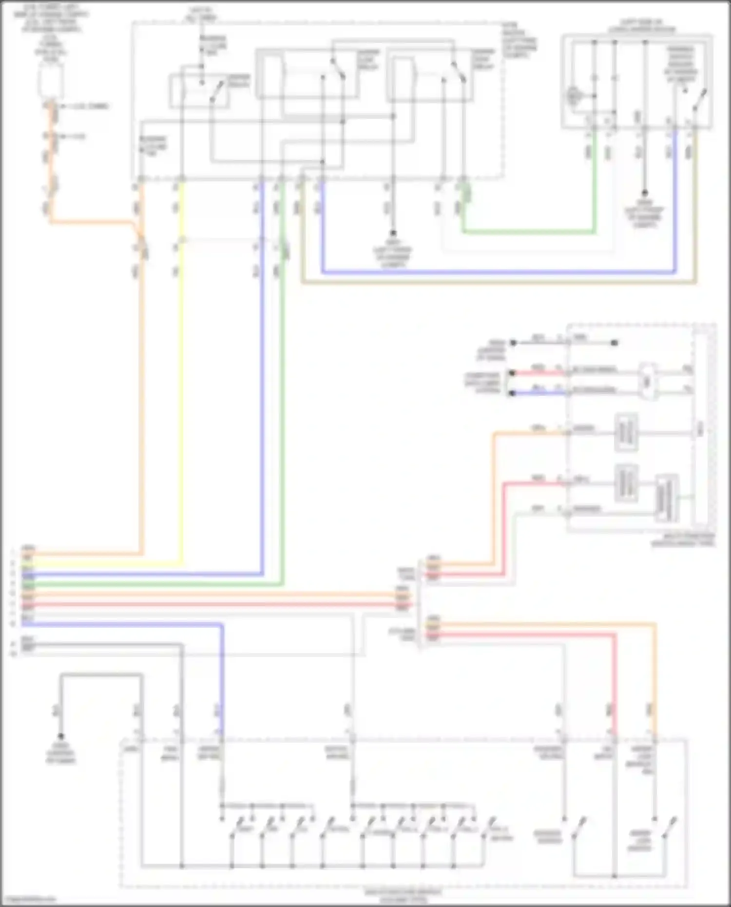Sonata Hyundai VIII facelift (2023-2024): Wiper/washer circuit, except hybrid (2 of 2)