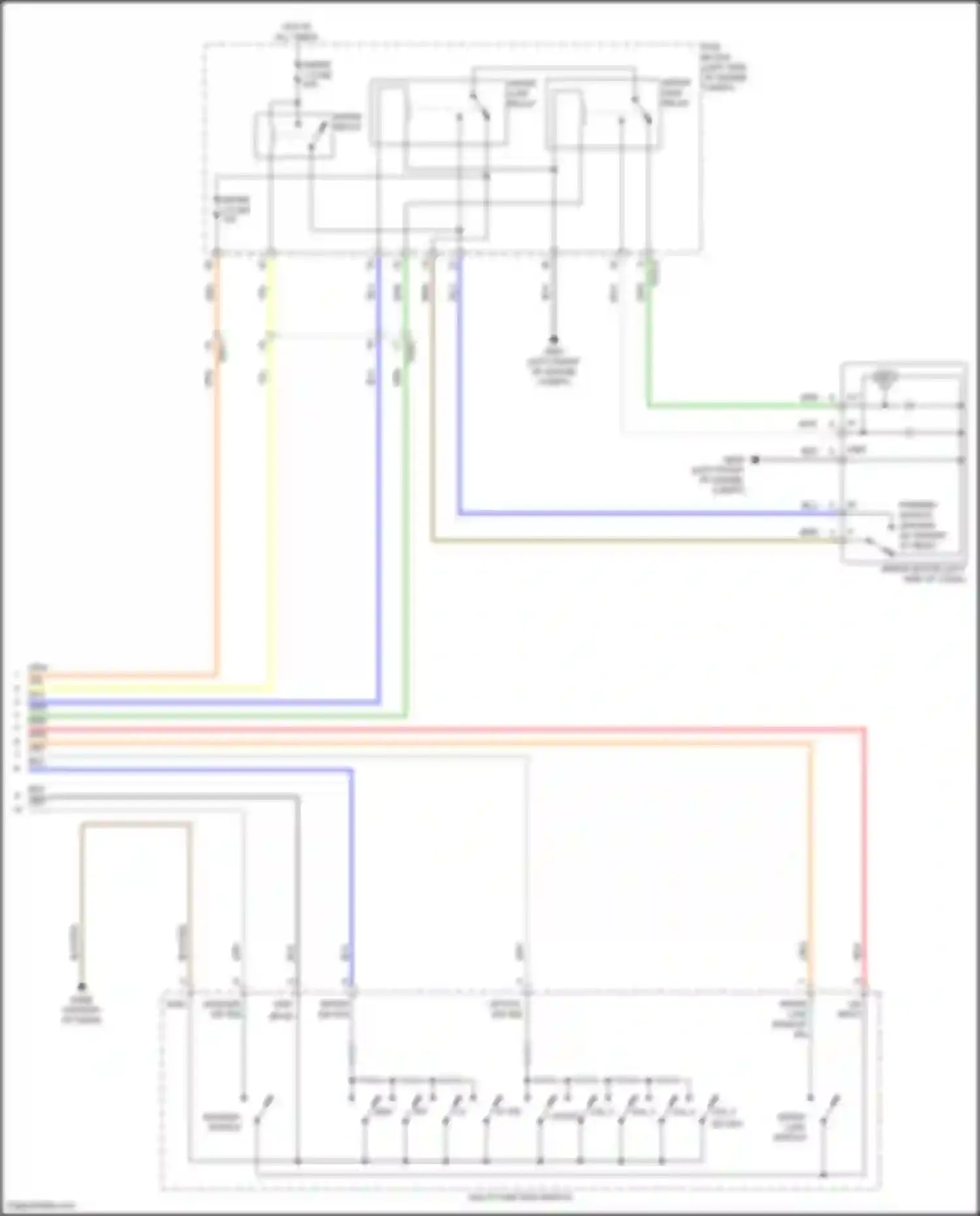 Sonata Hyundai VIII facelift (2023-2024): Wiper/washer circuit, hybrid (2 of 2)